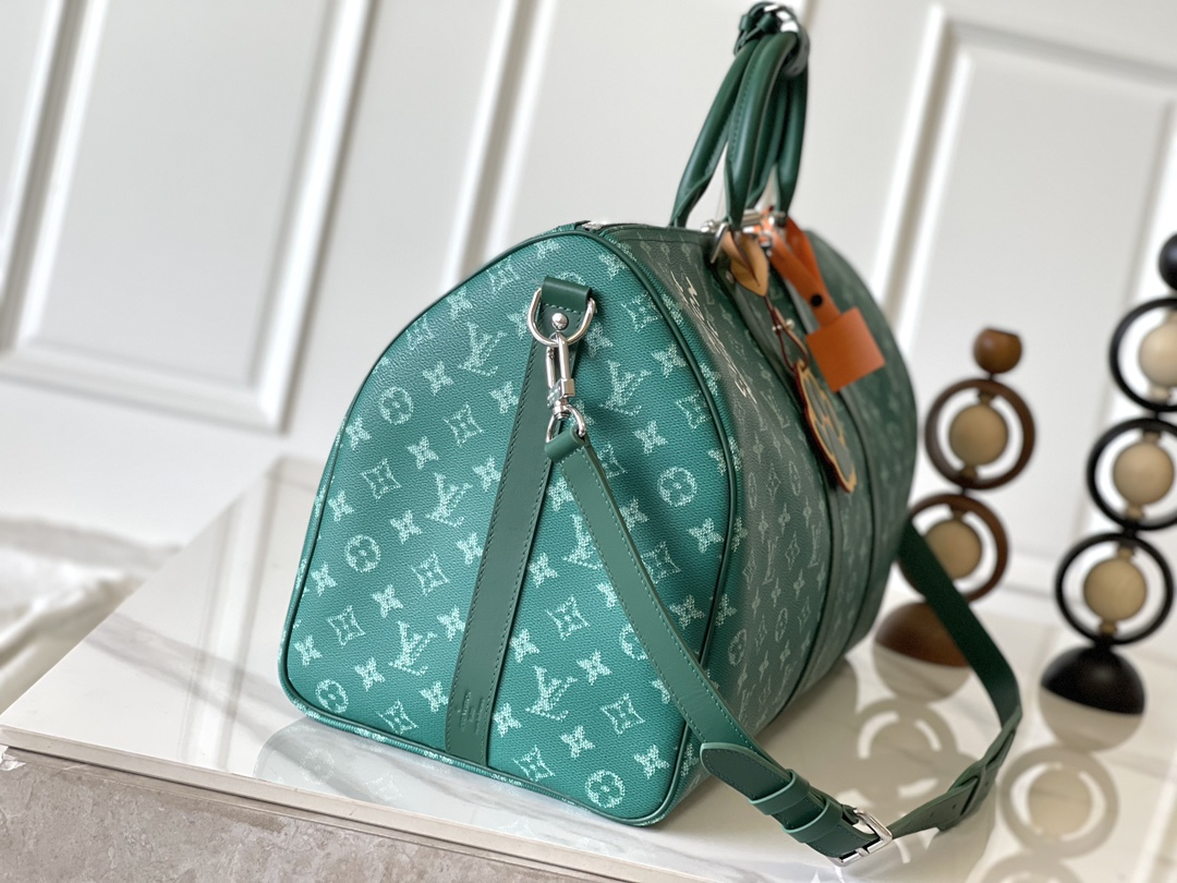 Louis Vuitton M12687 Green Floral Crossbody Bag - Image 2