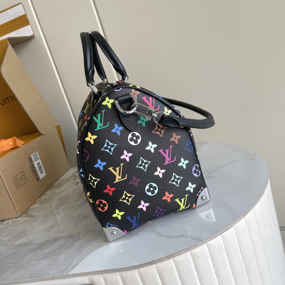 Louis Vuitton x Takashi Murakami Speedy Soft 30 Handbag - Image 2