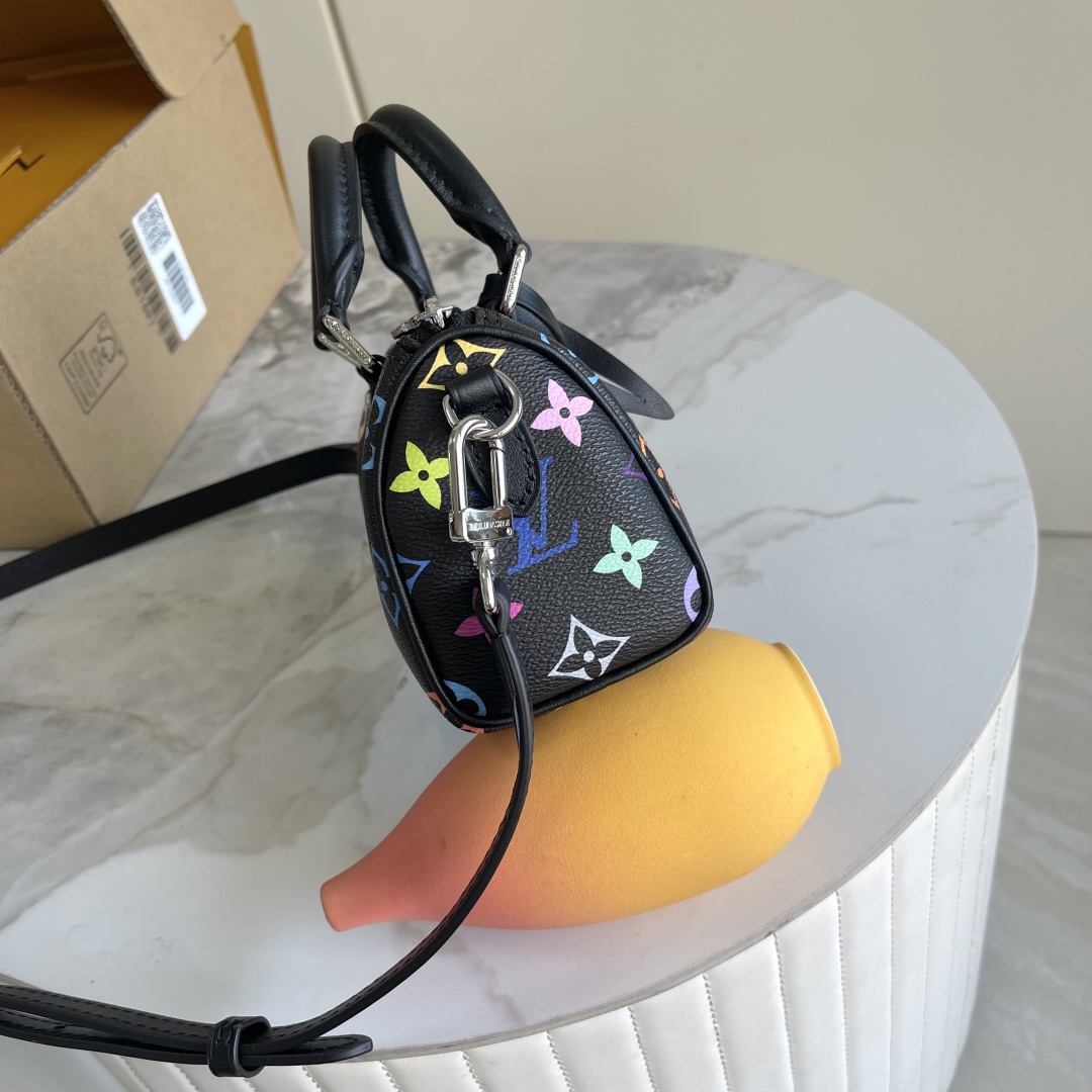 Louis Vuitton x Takashi Murakami Nano Speedy Crossbody Bag - Image 2