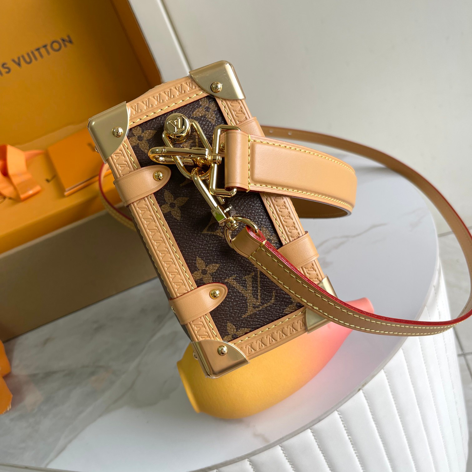 Louis Vuitton Side Trunk Small Handbag - Image 2