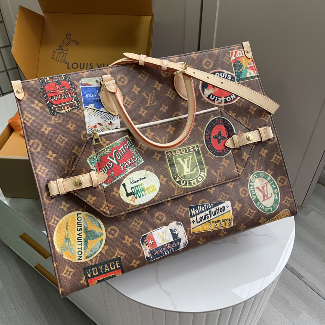 Louis Vuitton OnTheGo Voyage Tote Bag - Image 2