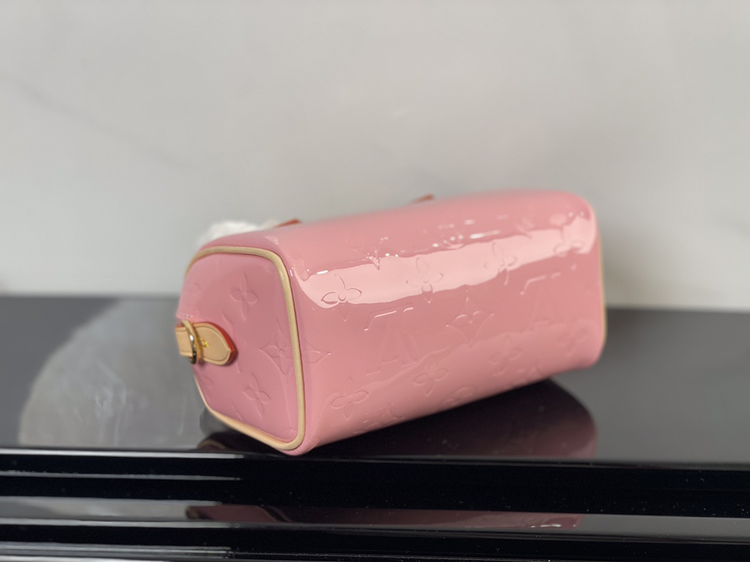 Louis Vuitton Nano Speedy Pink Handbag - Image 2
