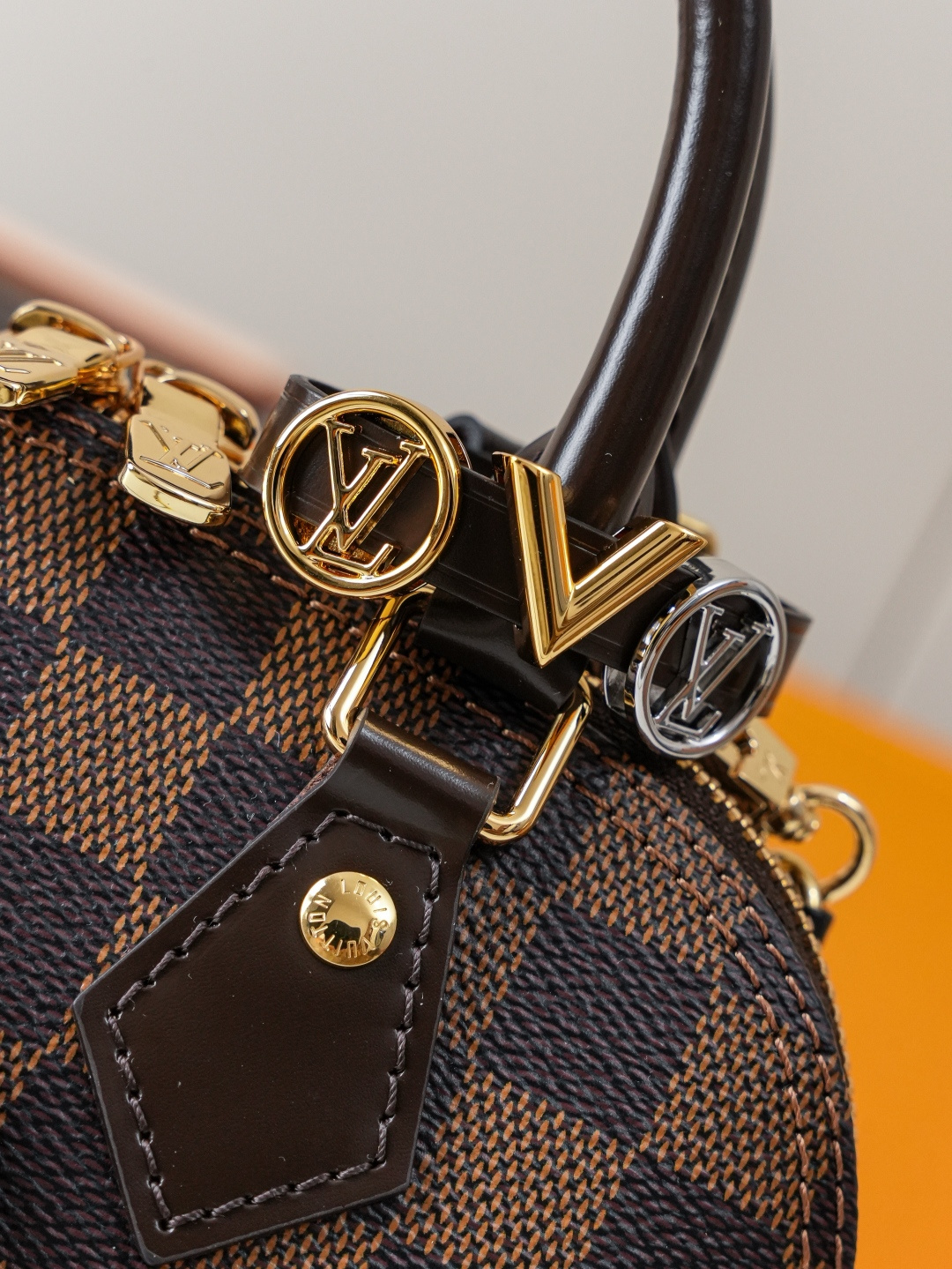 Louis Vuitton Alma Mini Customizable Top-Handle Handbag - Image 2