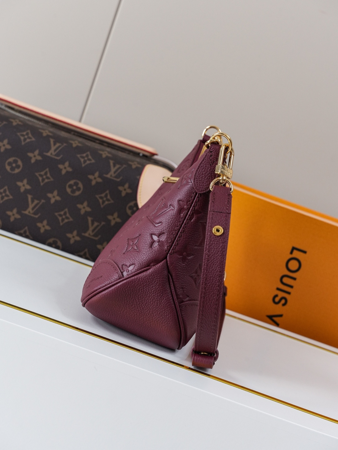 Boulogne Monogram Empreinte Leather Crossbody Bag M25827 - Image 2