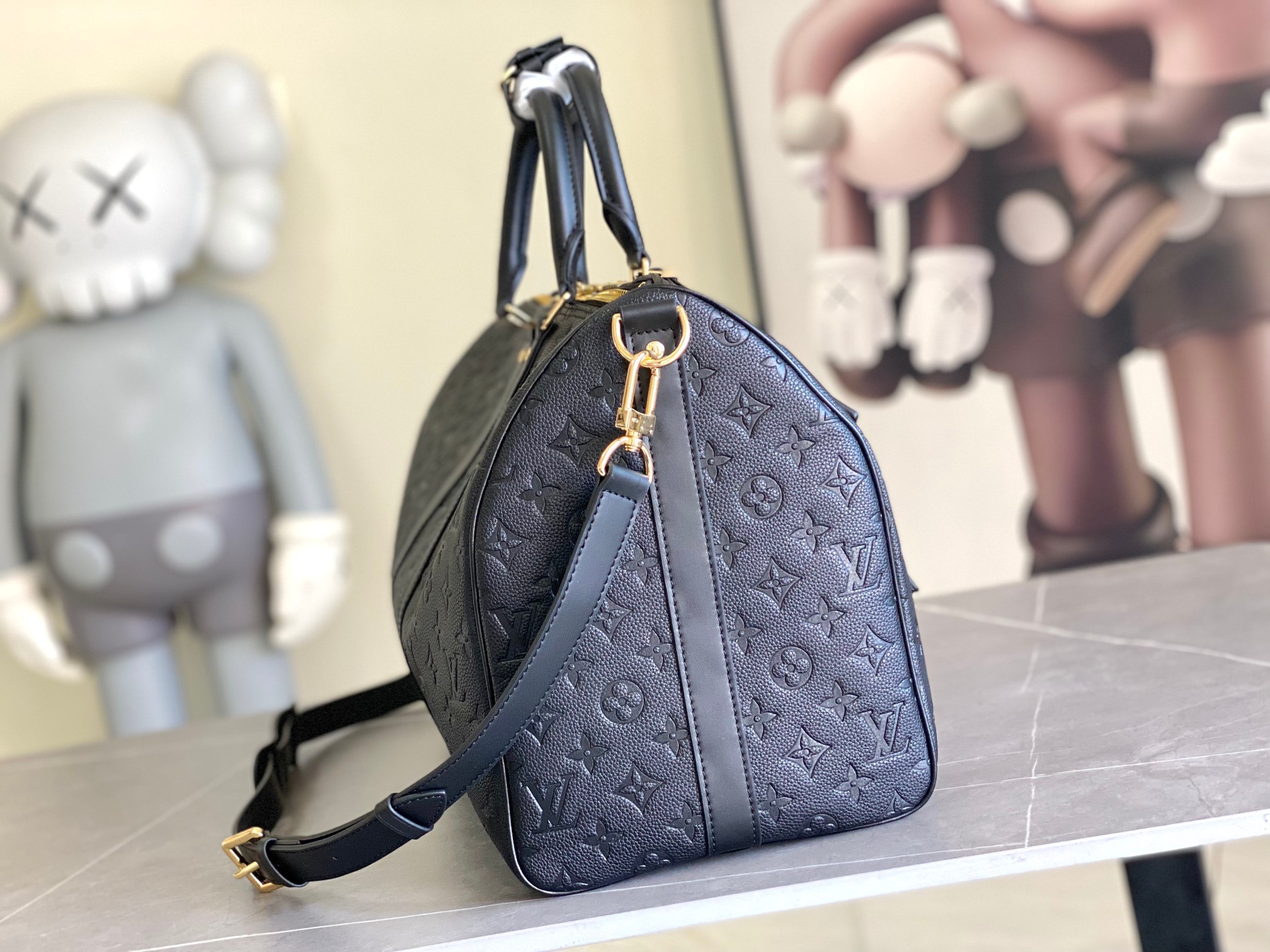 Louis Vuitton Keepall Bandoulière 45 Travel Bag - Image 2