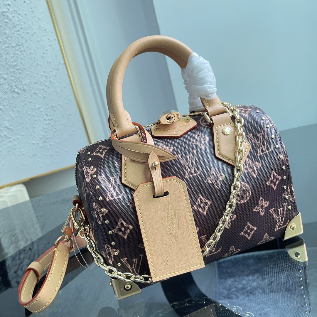 Louis Vuitton Speedy Trunk 20 Monogram Origine Handbag - Image 2