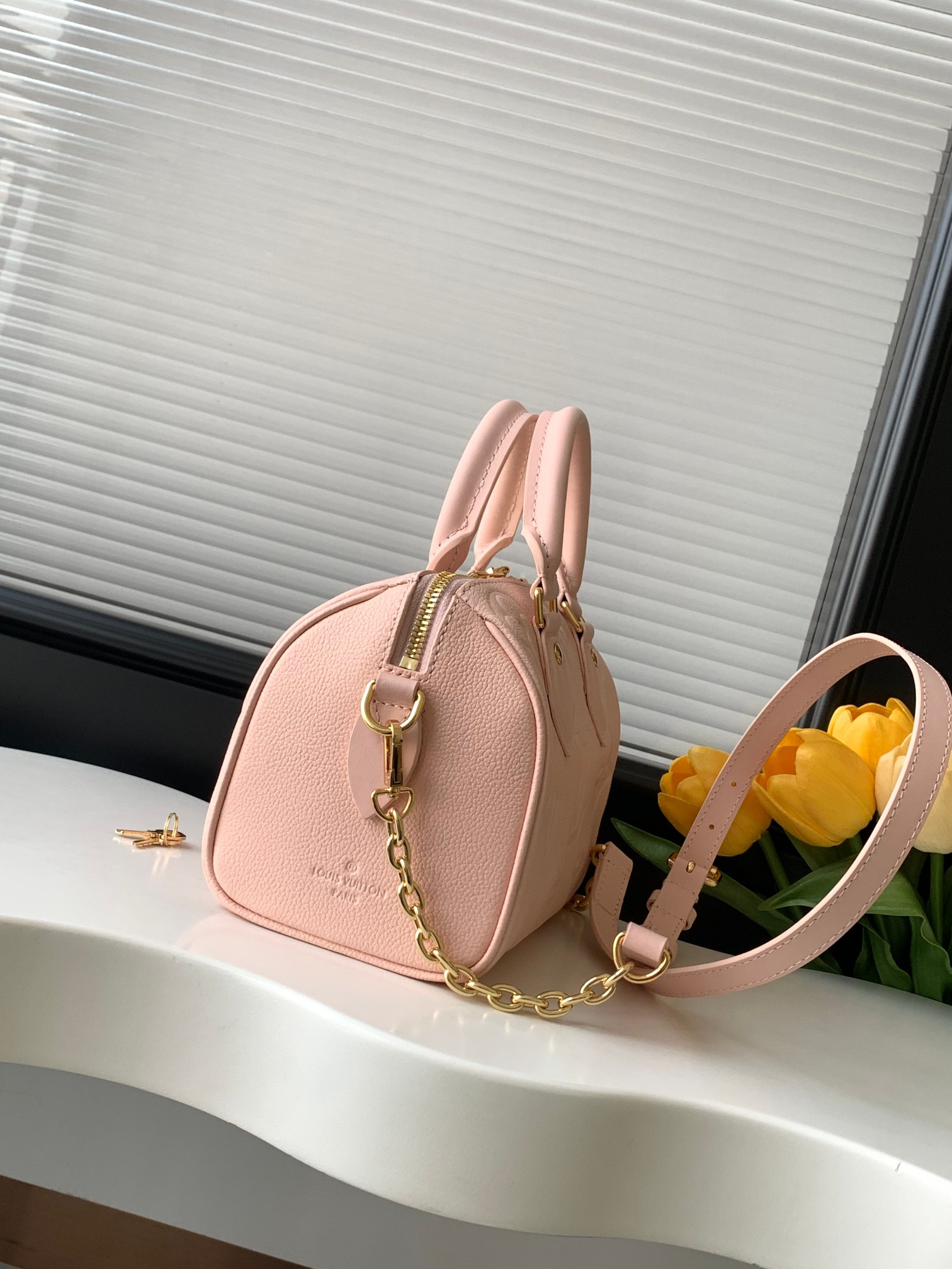 Louis Vuitton Speedy Bandoulière 20 Monogram Empreinte Leather Handbag - Image 2