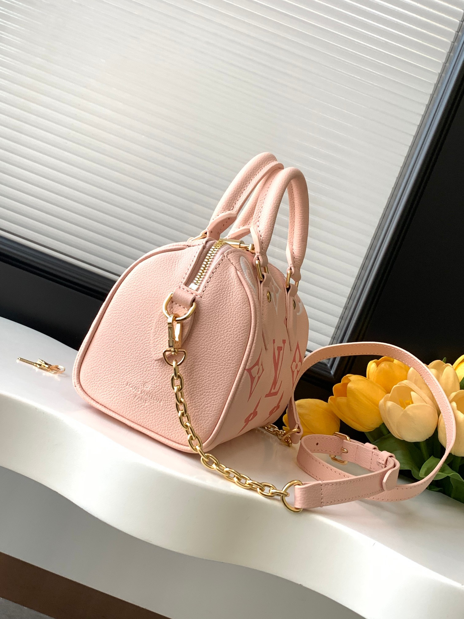 Louis Vuitton Speedy Bandoulière 20 Monogram Empreinte Leather Handbag - Image 2