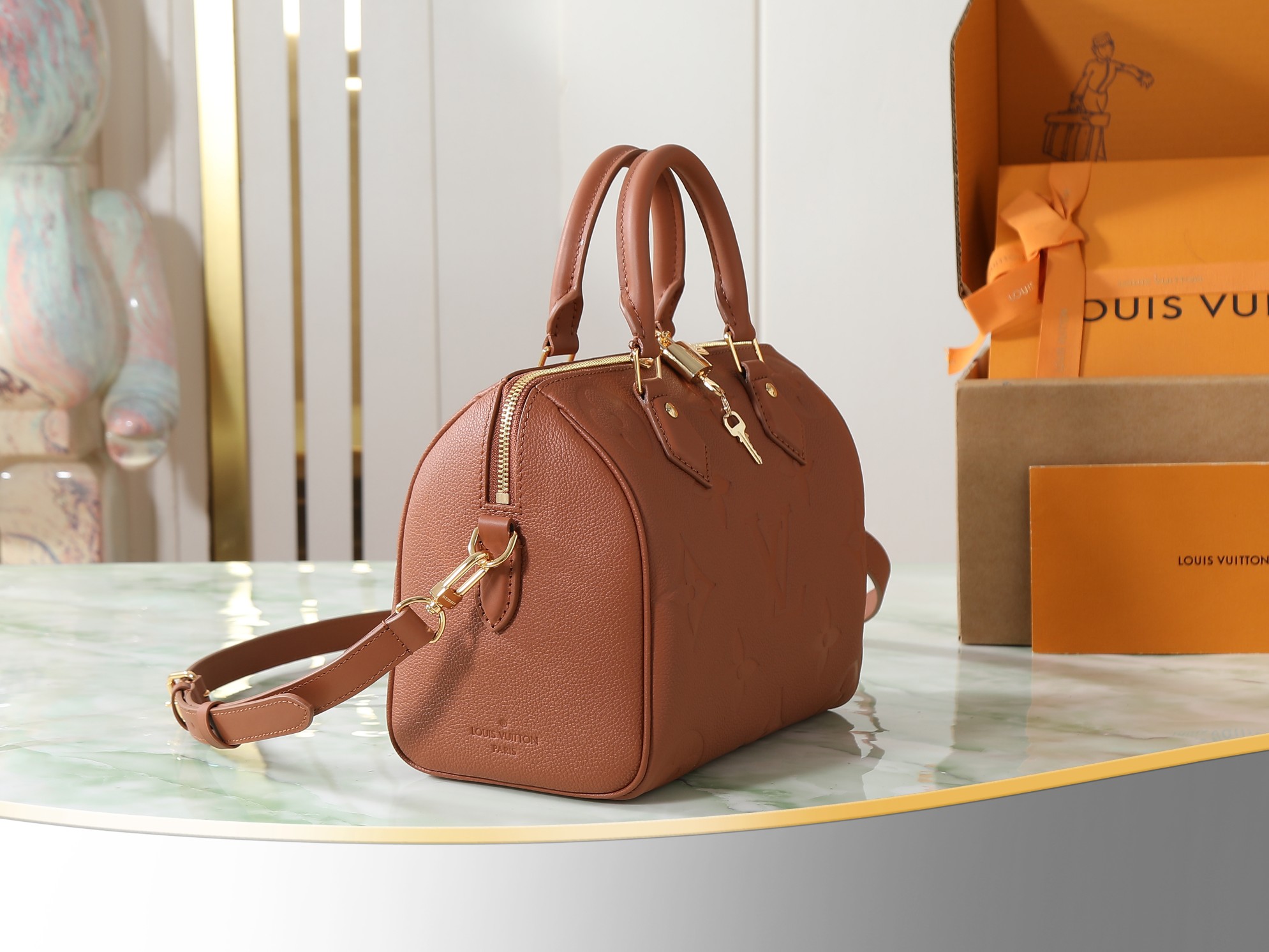 Speedy Bandoulière 25 Leather Crossbody Bag - Image 2