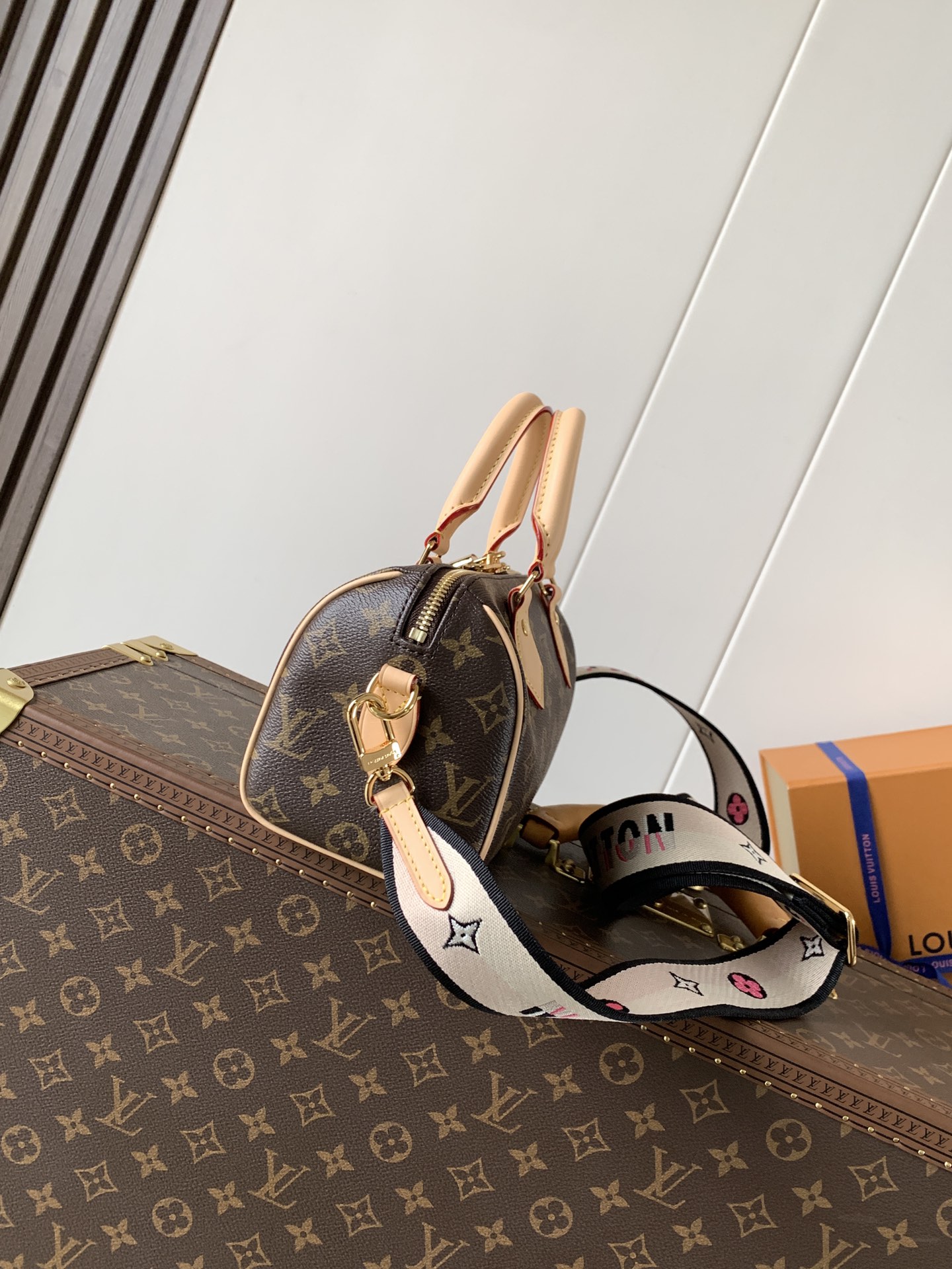 Louis Vuitton Speedy Bandoulière 20 Monogram Crossbody Bag - Image 2