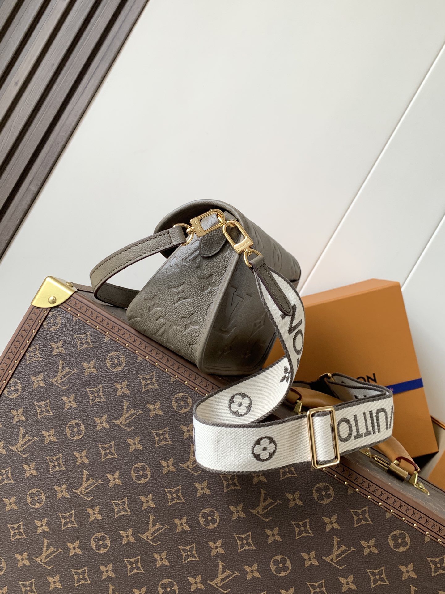 Louis Vuitton Diane Monogram Empreinte Leather Crossbody Bag - Image 2