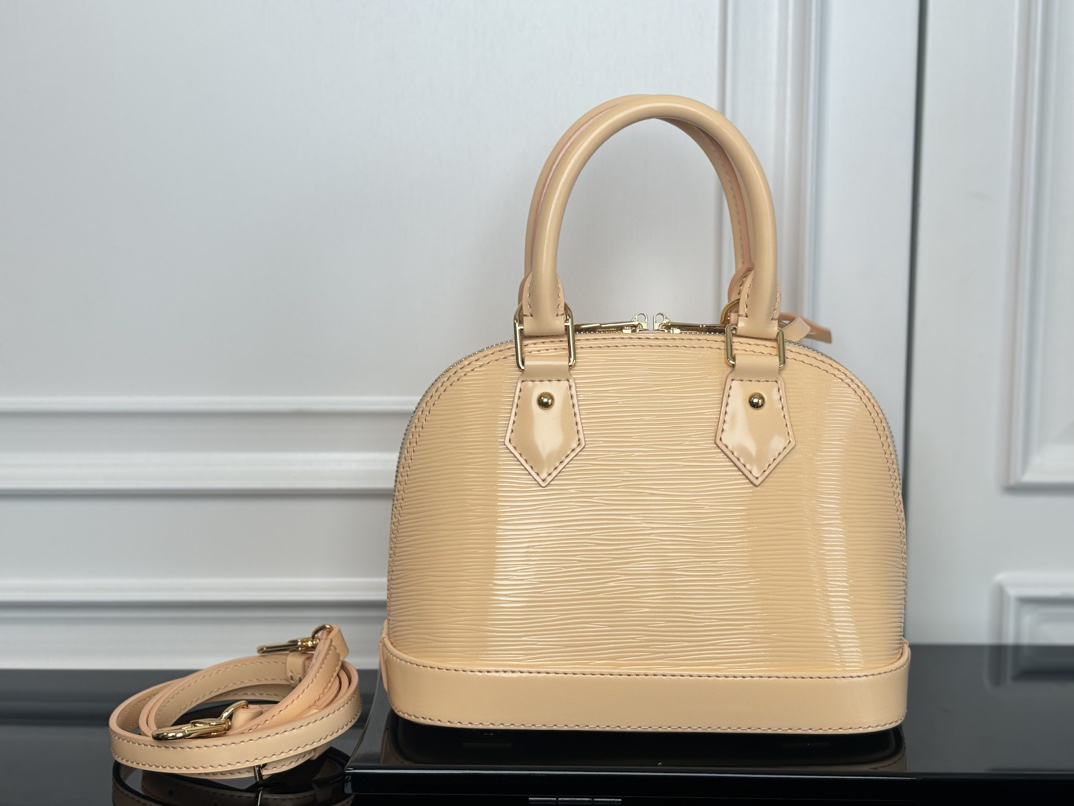 Louis Vuitton Alma BB Epi Leather Crossbody Bag in Almond - Image 2