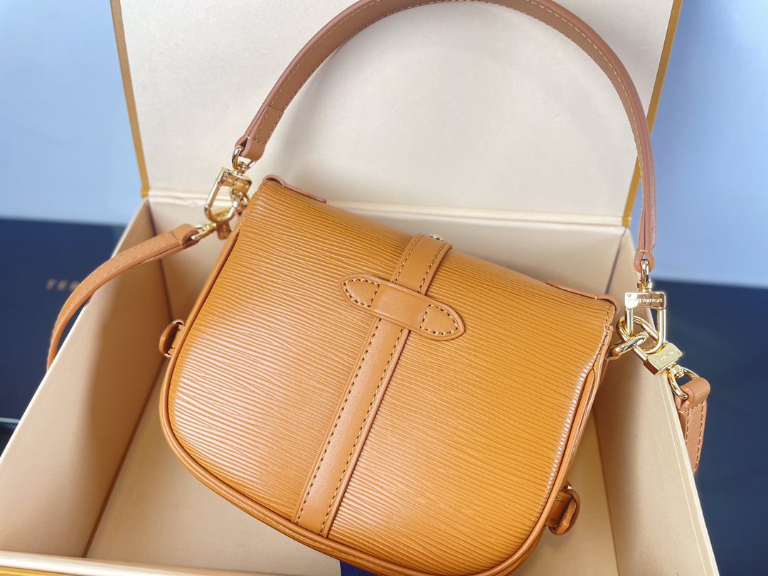 Louis Vuitton Saumur BB Shoulder Bag in Caramel Epi Leather - Image 2