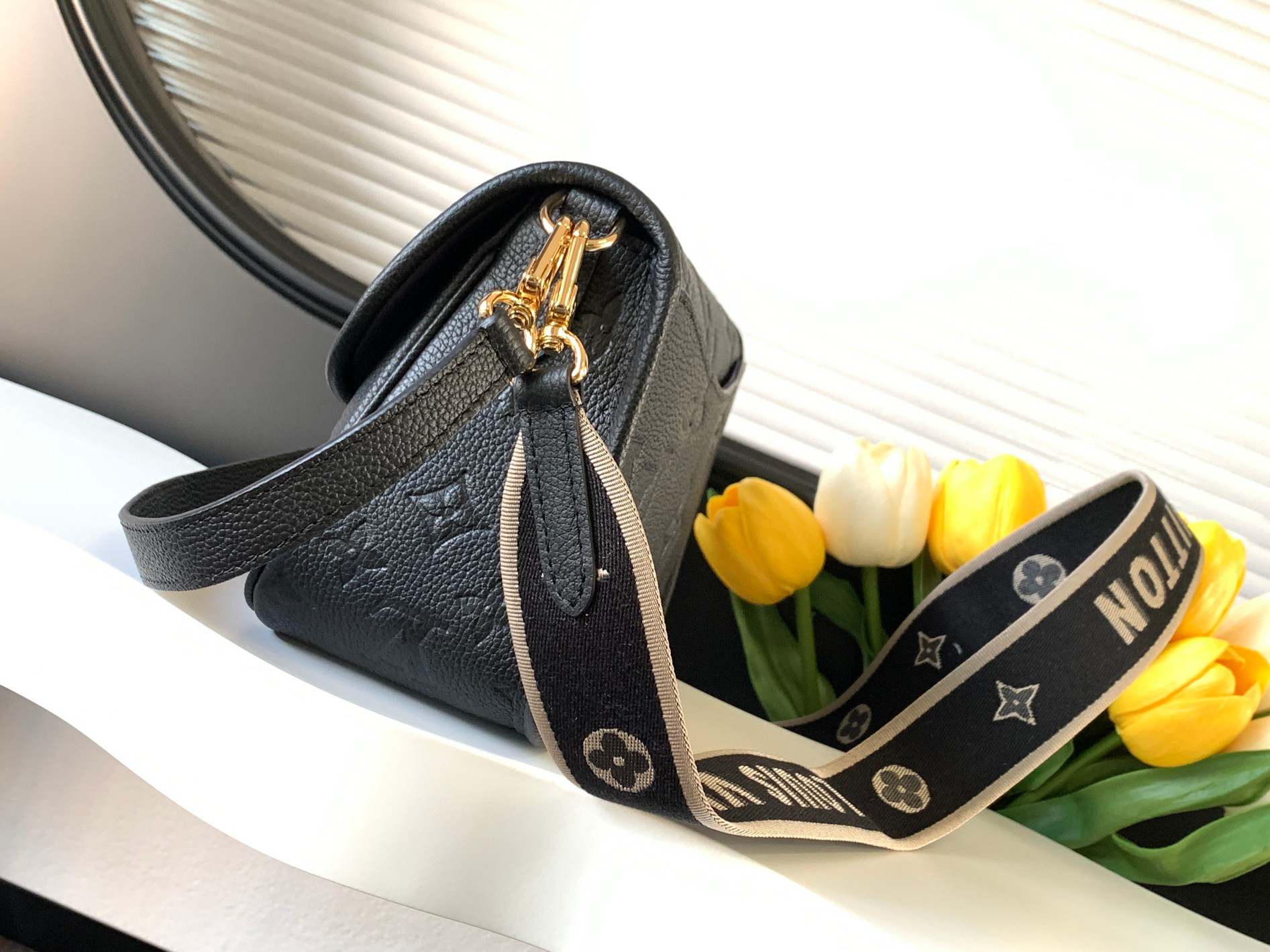 Louis Vuitton Diane Crossbody Bag in Monogram Empreinte Leather - Image 2