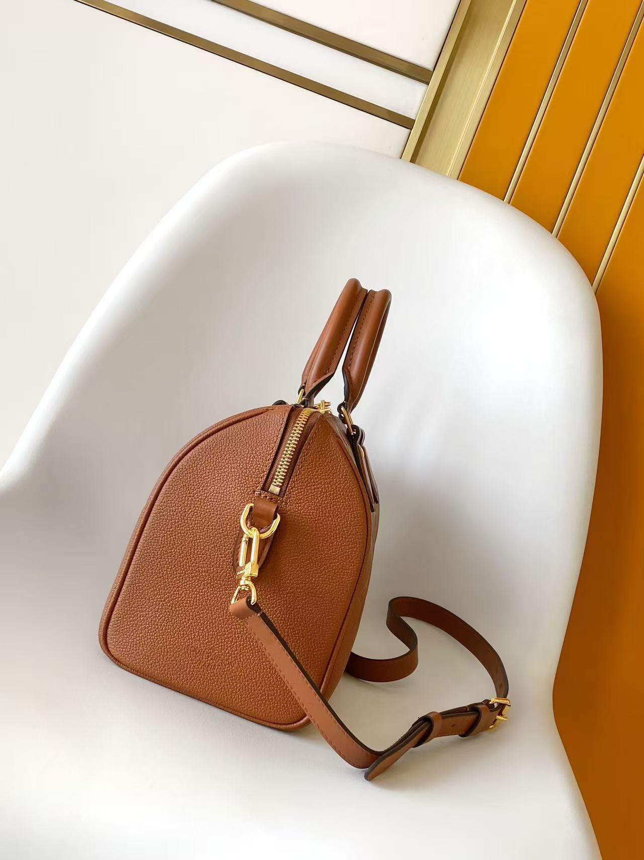 Louis Vuitton Speedy Bandouliere 25 Monogram Empreinte Leather Crossbody Bag - Image 2