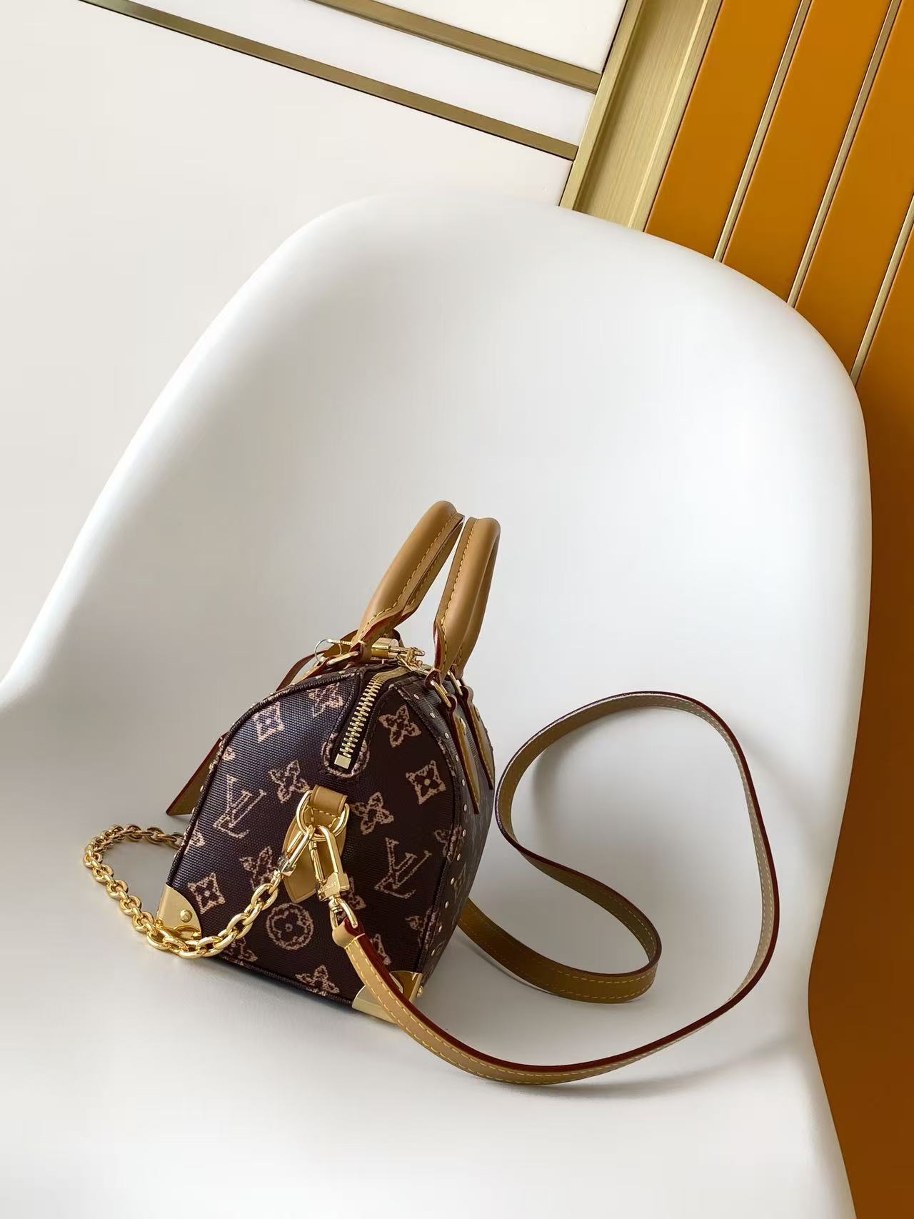 Louis Vuitton Speedy Trunk 20 Crossbody Bag - Image 2