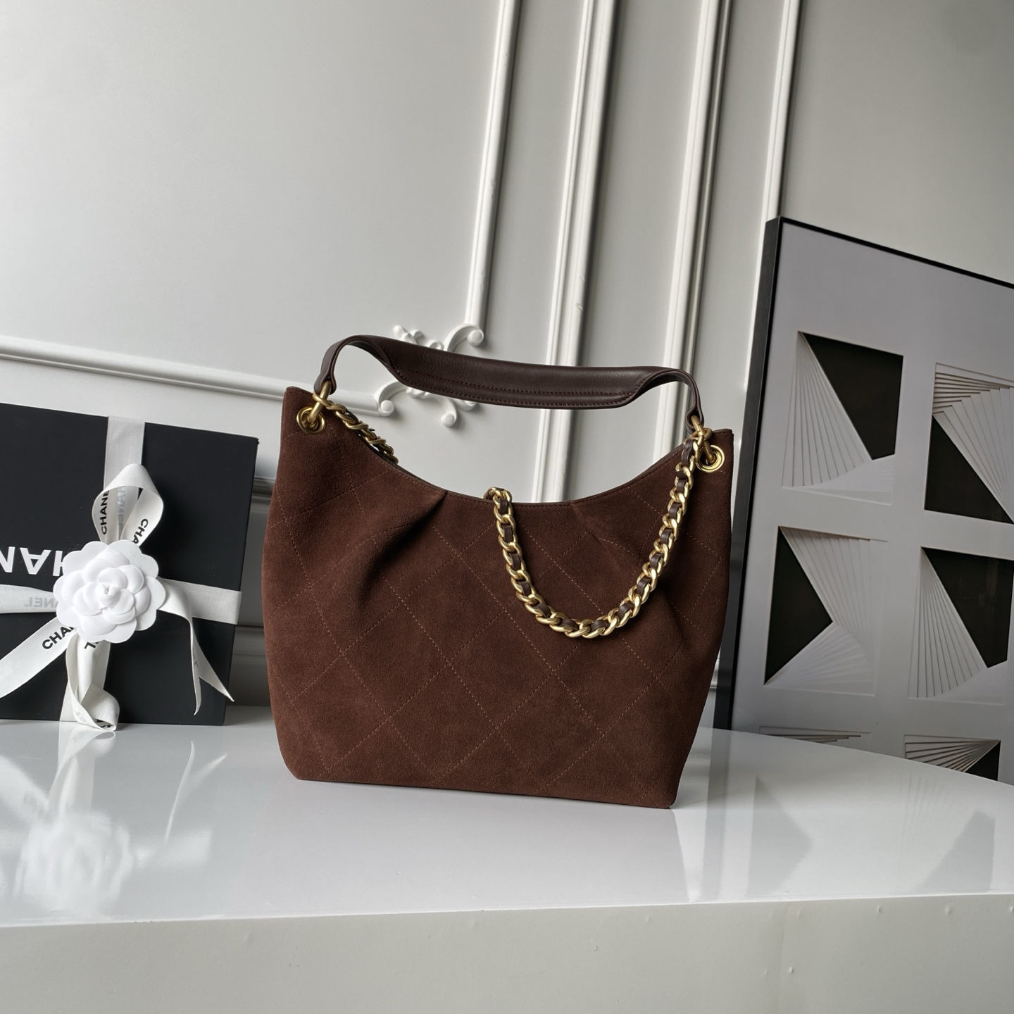 Chanel 26C Early Spring Collection Hobo Bag AS5970 - Image 2