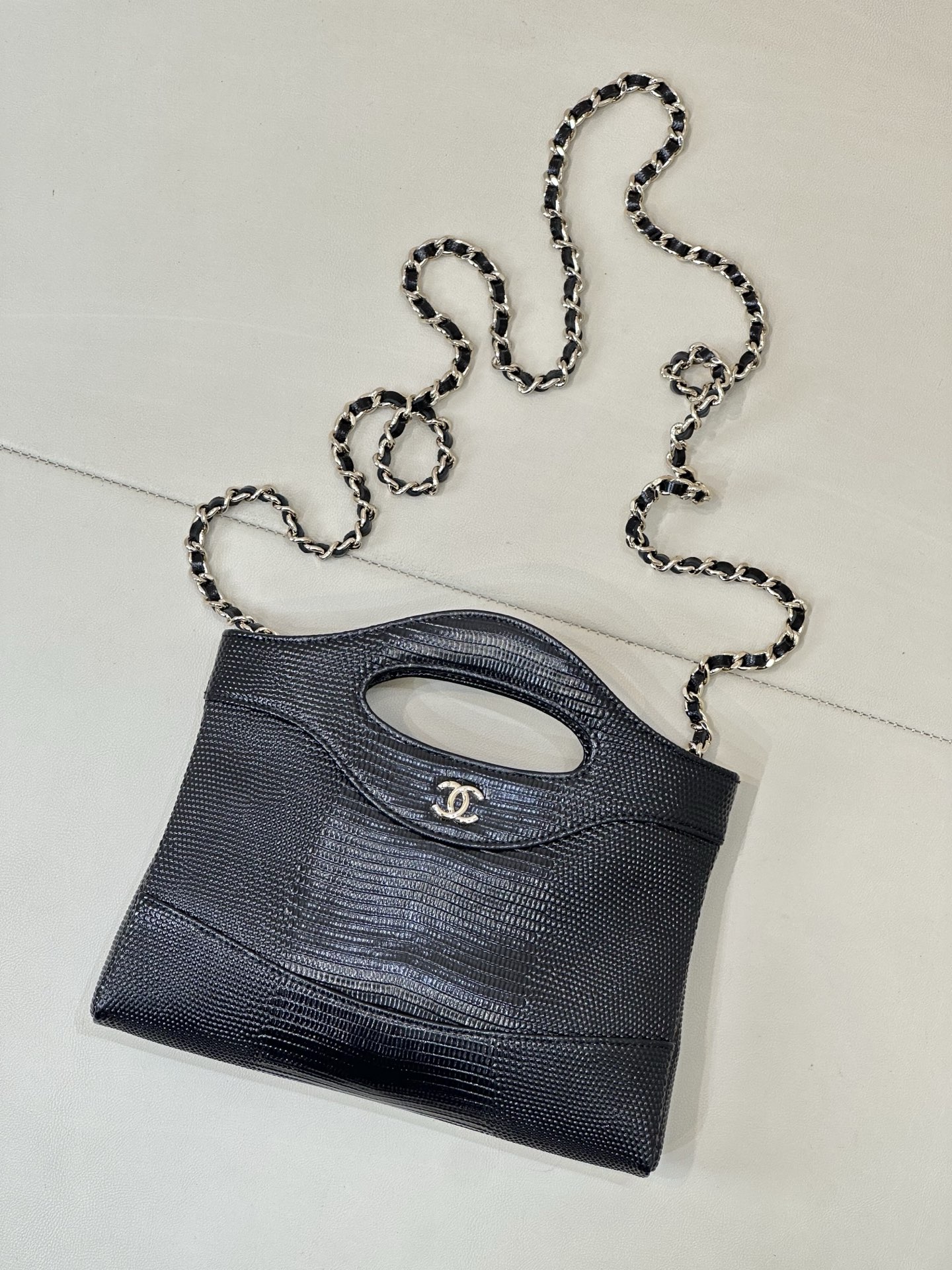 Chanel 31 Nano Bag in Crocodile-Embossed Calfskin - Image 2