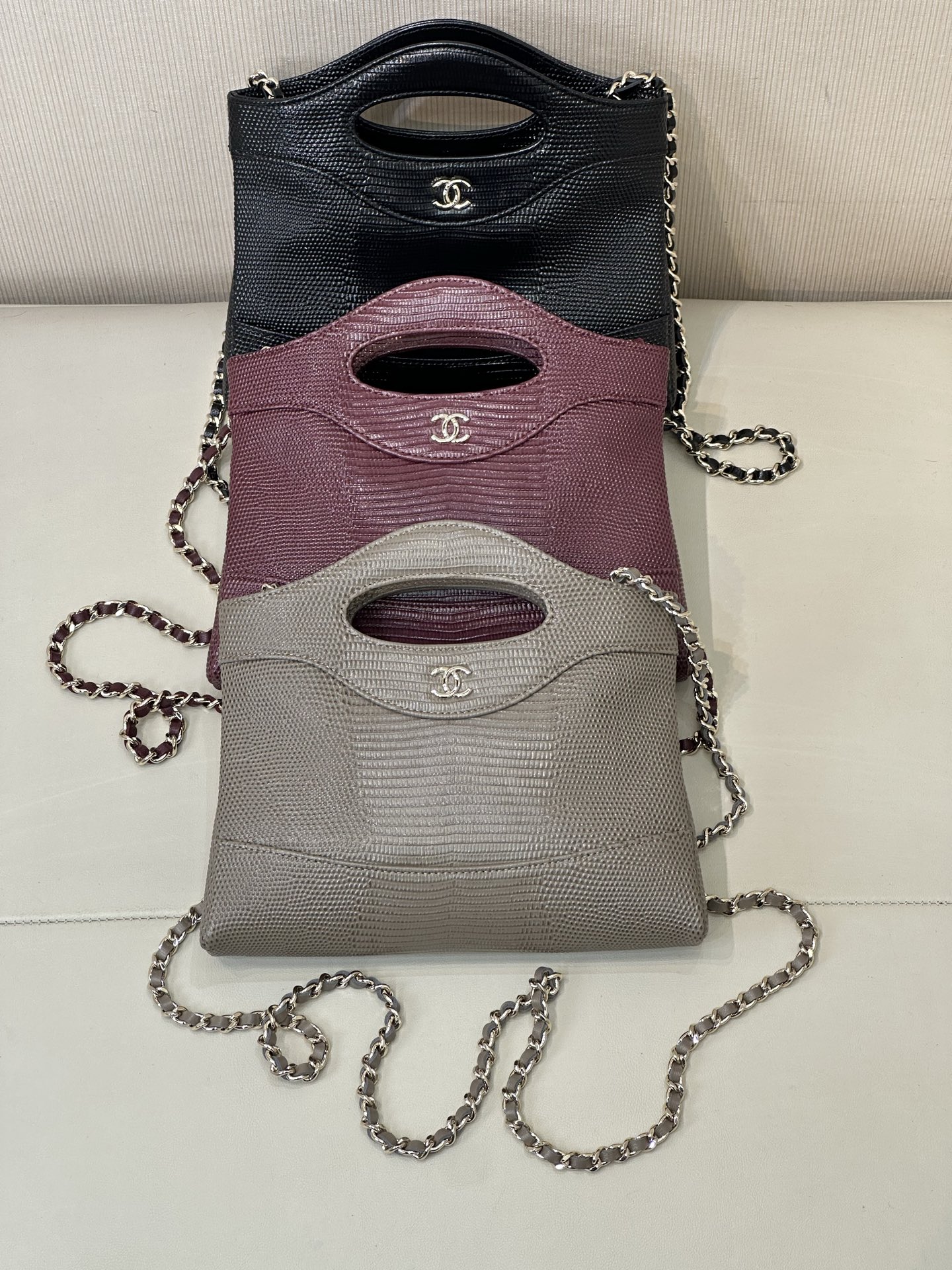 Chanel 31 Nano Crossbody Bag in Crocodile-Embossed Calfskin - Image 2