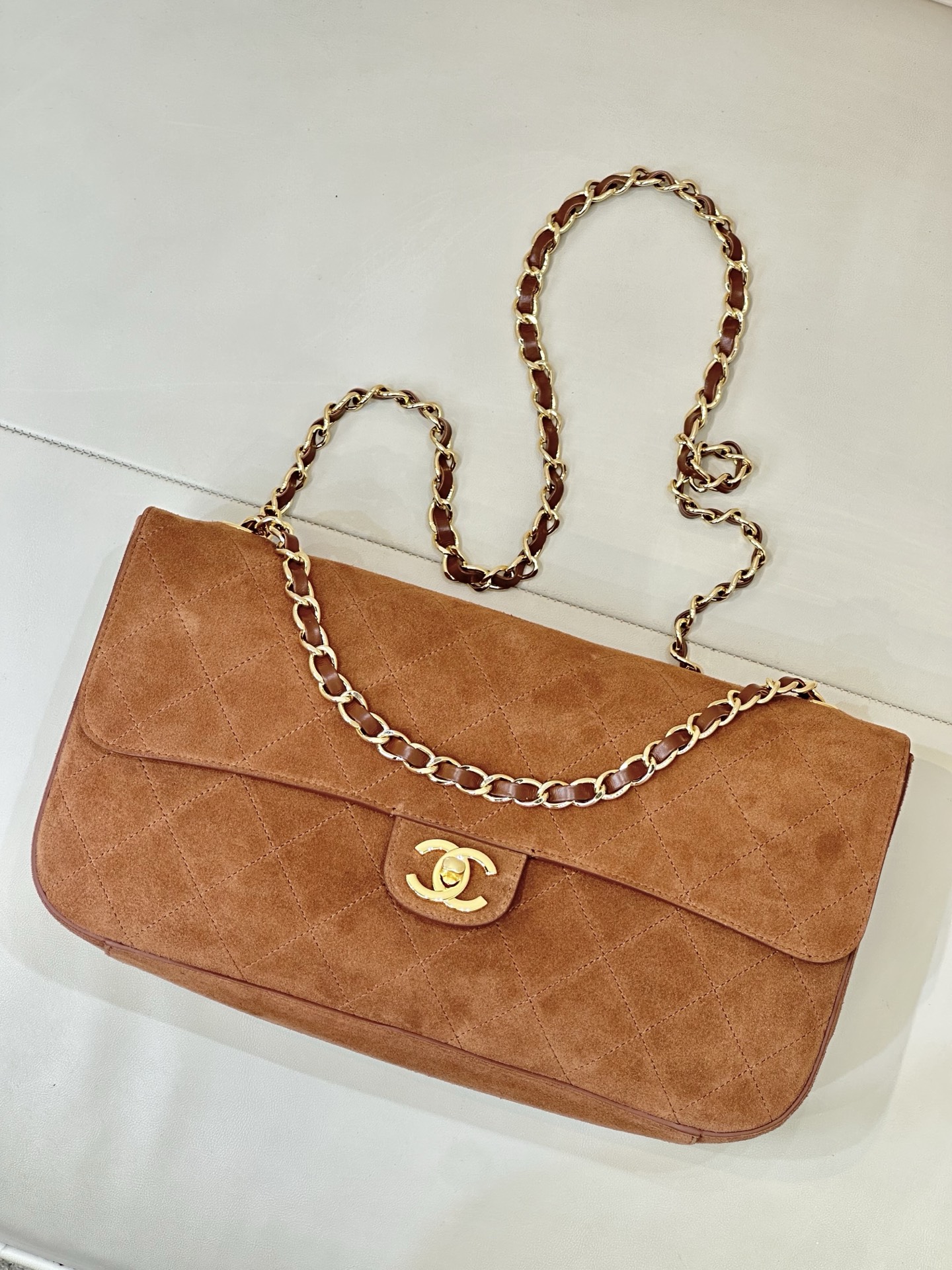 Chanel Small Leather Flap Crossbody Bag - Image 2
