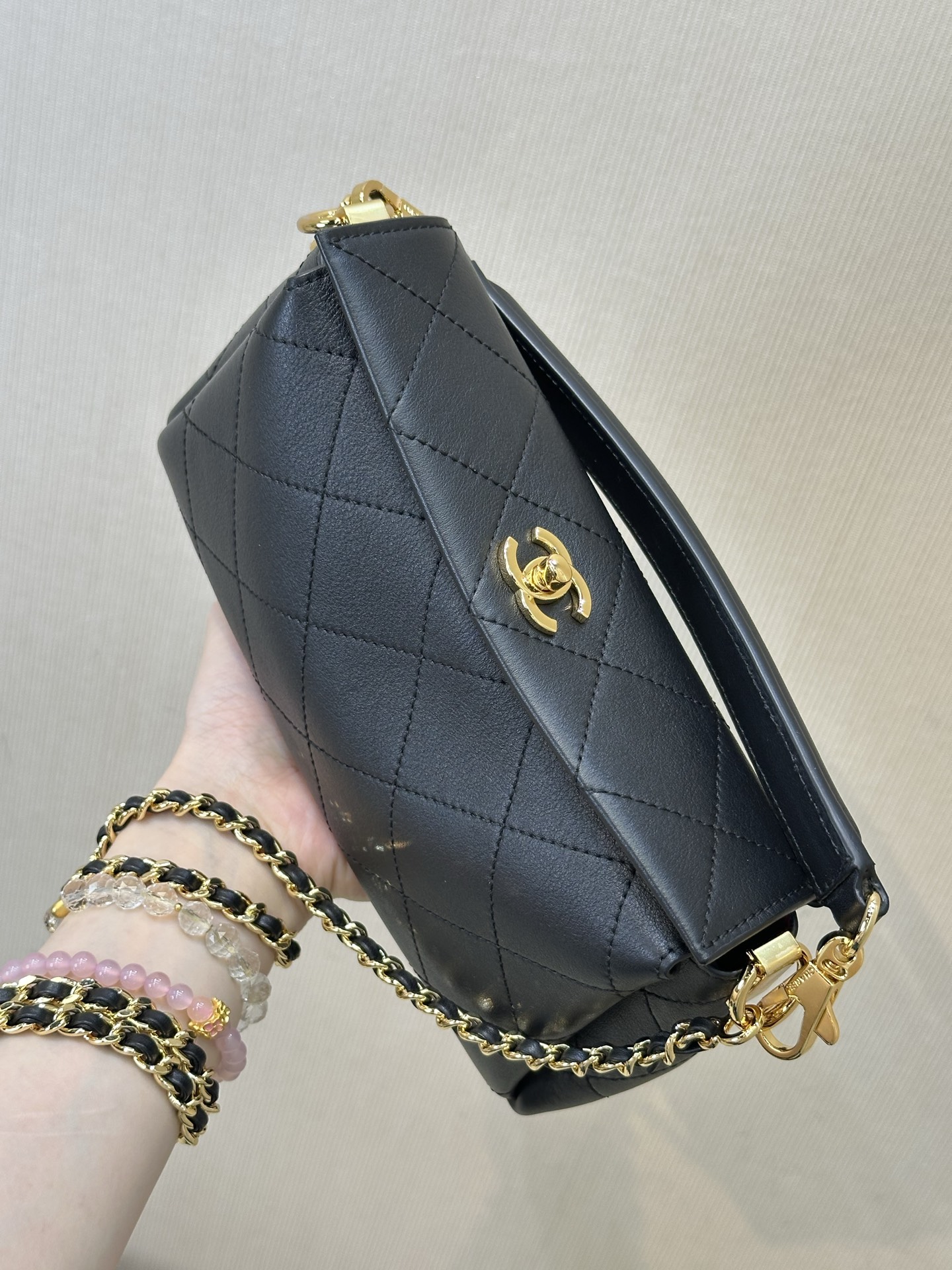 Chanel Calfskin Quilted Flap Crossbody Bag - Image 2