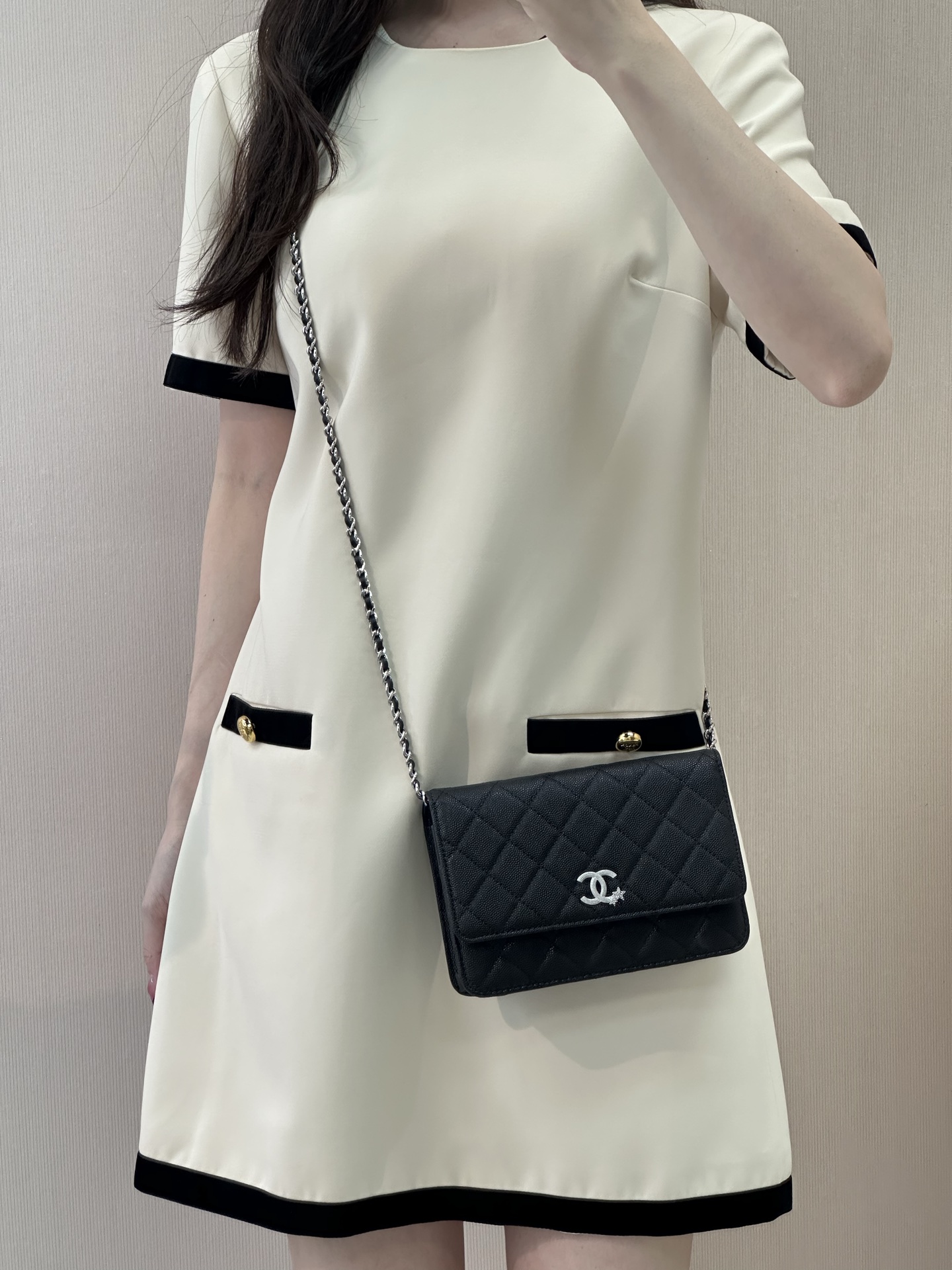 Chanel WOC Wallet on Chain Crossbody Bag - Image 2