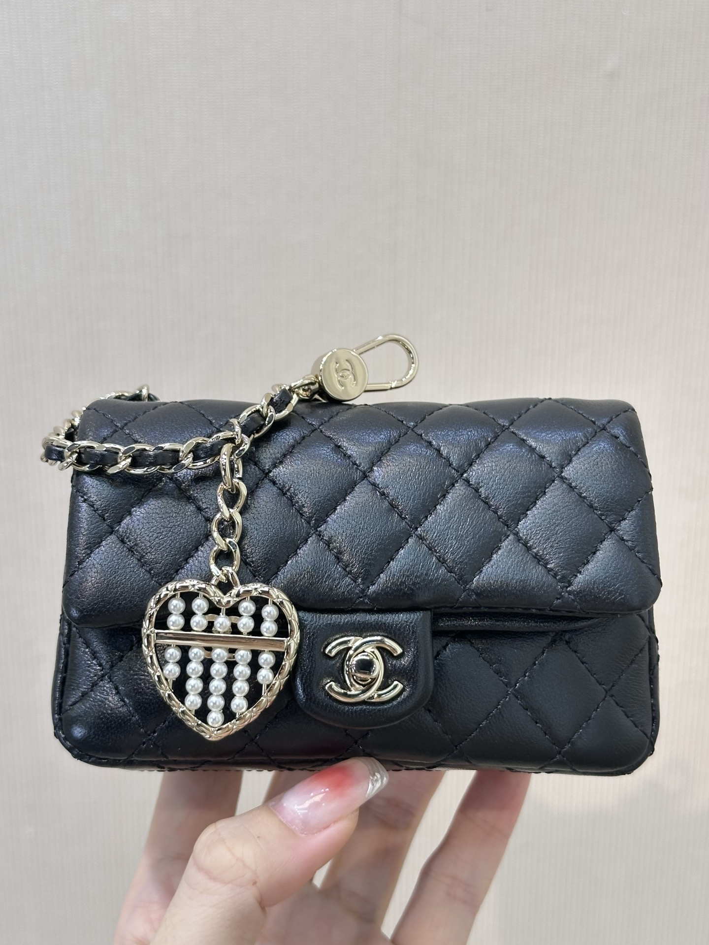 Chanel 25A Mini CF Charm Bag - Image 2