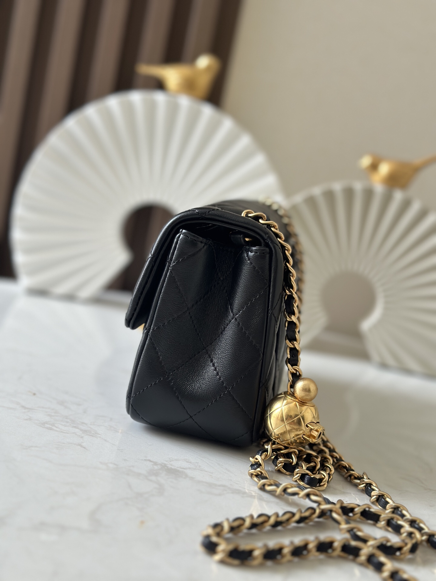 Chanel Mini Metallic Flap Bag - Image 2