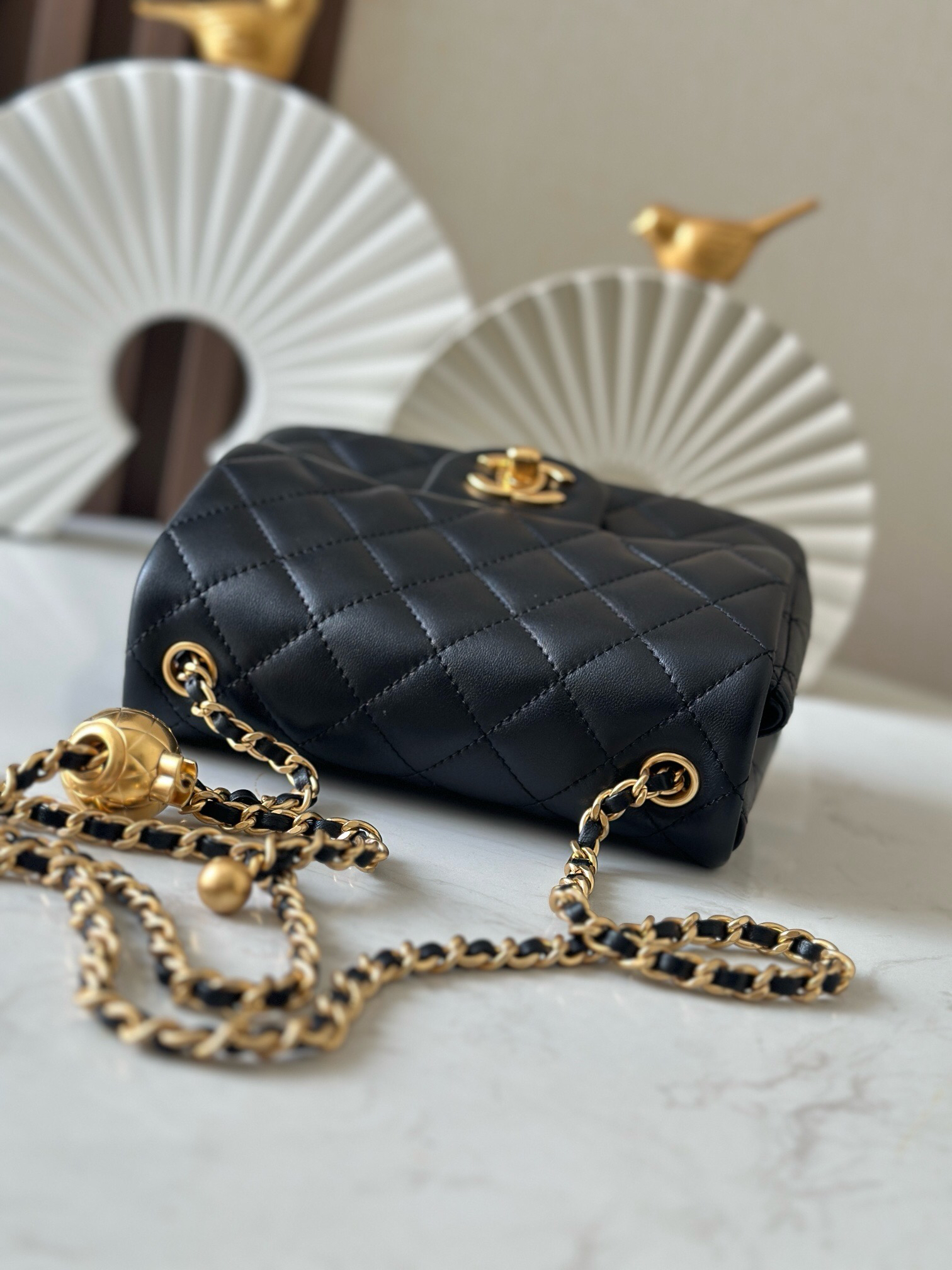 Chanel Mini Metal Flap Bag - Image 2