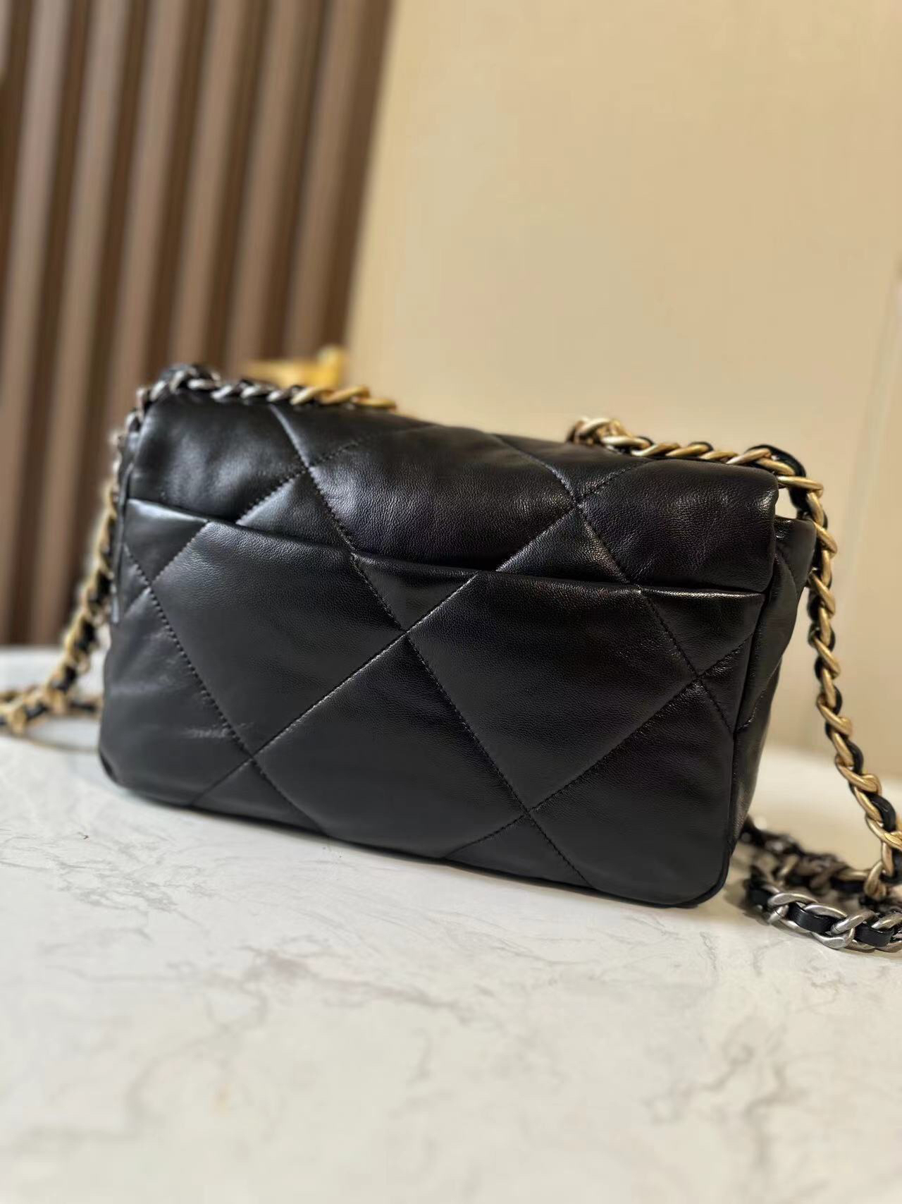 Chanel 19 Lambskin Flap Bag - Image 2