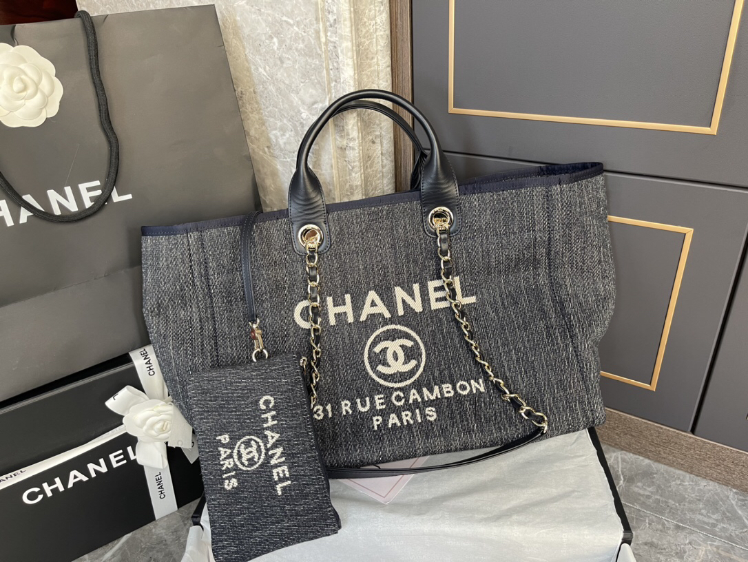 Chanel Classic Travel Shopping Tote Bag - Image 2