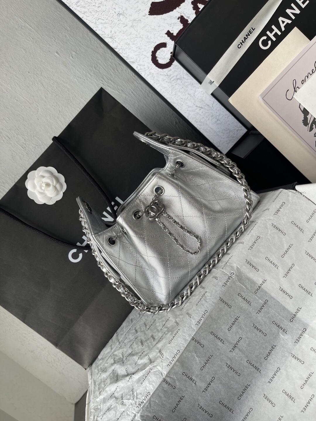 Chanel 25S Spring/Summer Mini Hobo Bucket Bag - Image 2