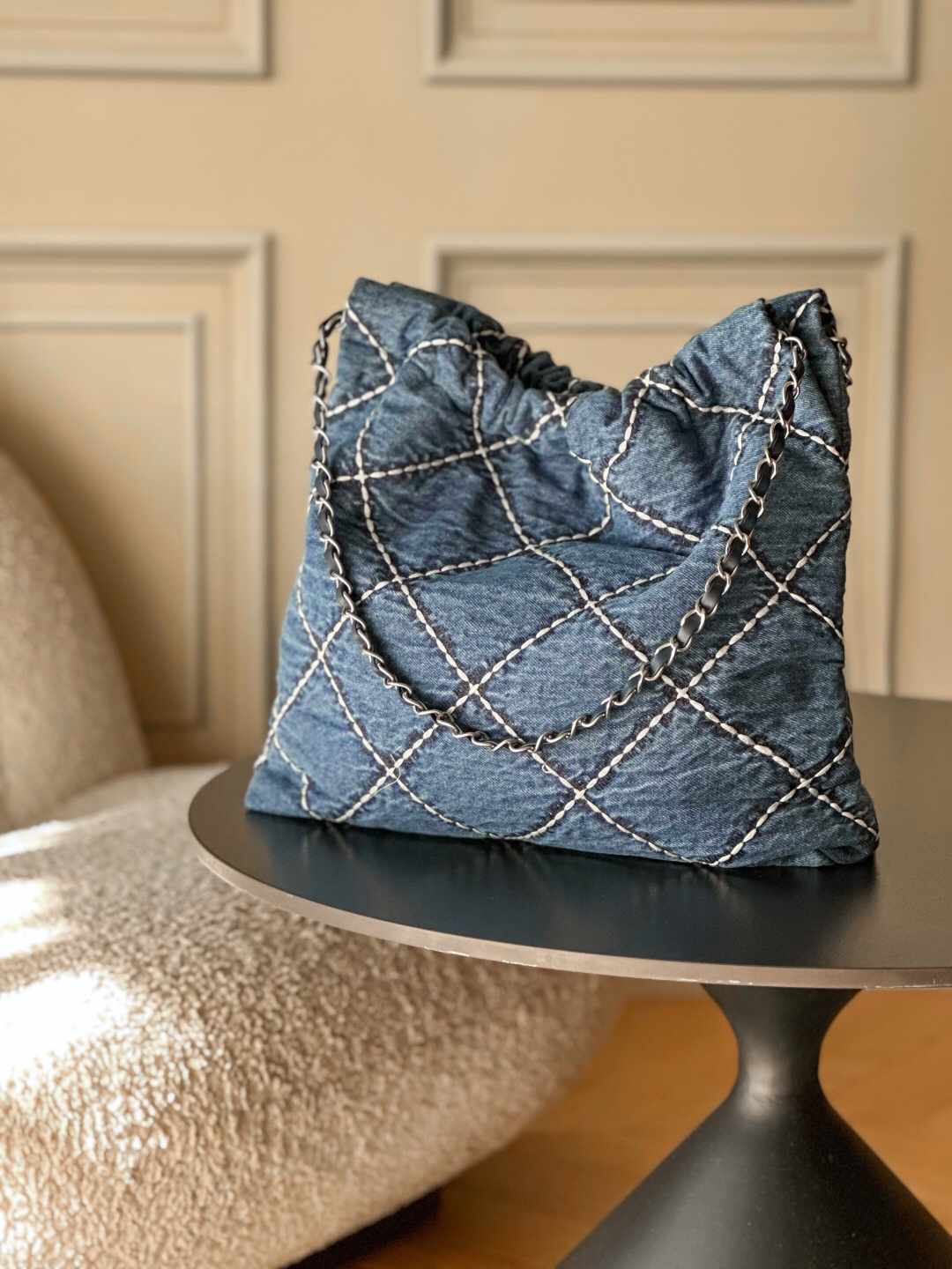 Chanel Drawstring Shoulder Bag - Image 2