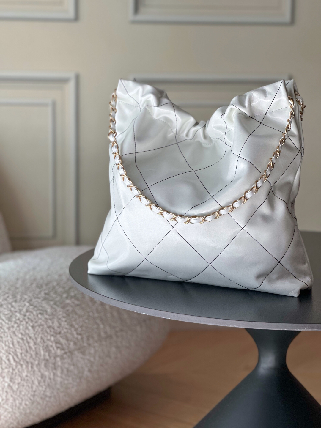 Chanel AS3261 Waxed Calfskin Shoulder Bag - Image 2