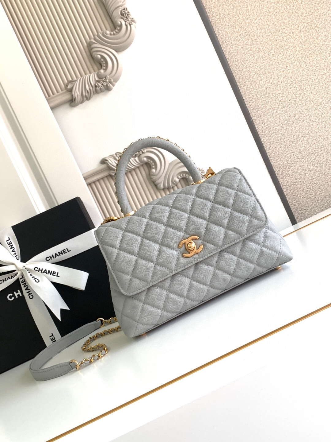 Chanel Coco Handle Classic Top-Handle Bag - Image 2