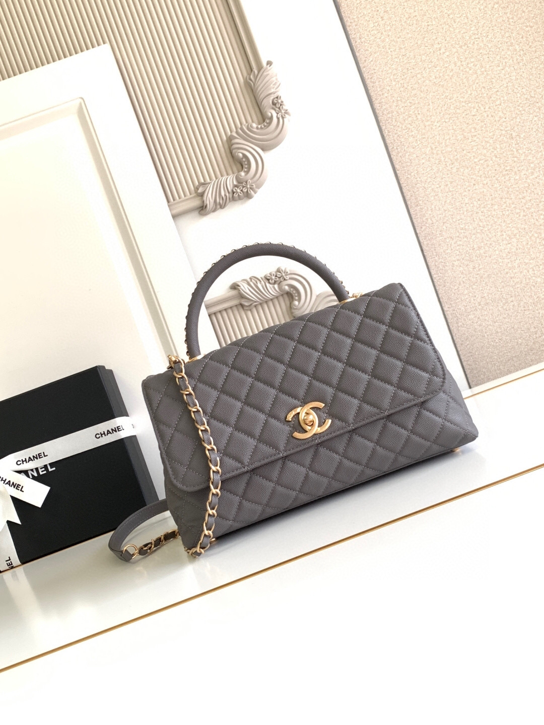 Chanel Coco Handle Mini Top-Handle Handbag - Image 2