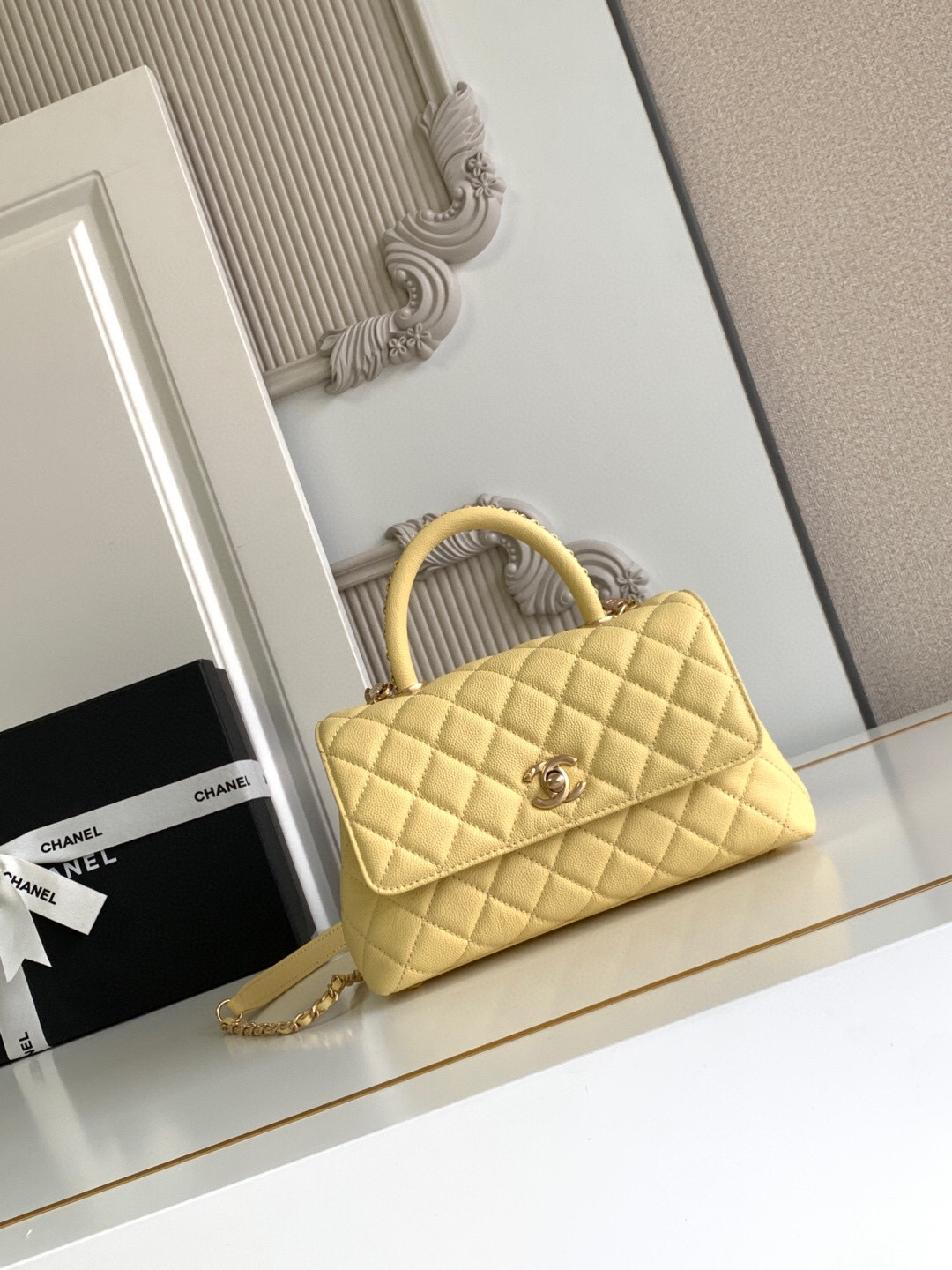 Chanel Coco Handle Classic Top-Handle Handbag - Image 2