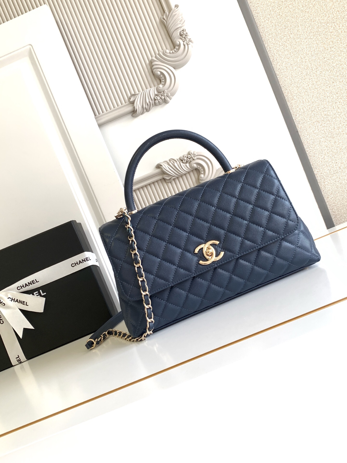 Chanel Coco Handle Mini Top-Handle Handbag - Image 2