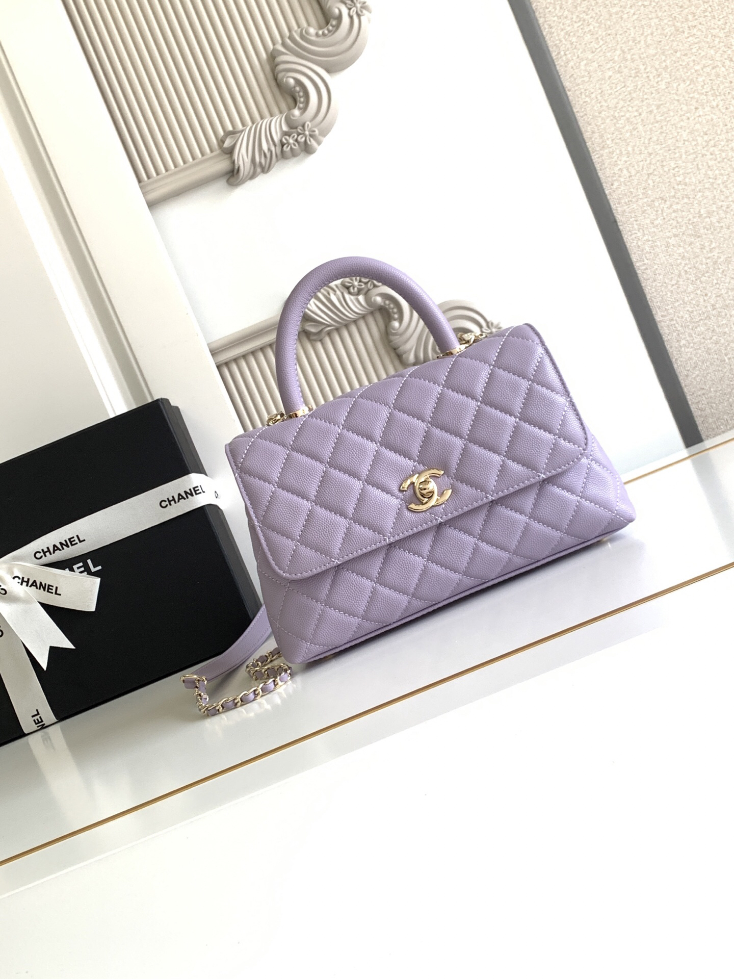Chanel Coco Handle Top Handle Bag - Image 2