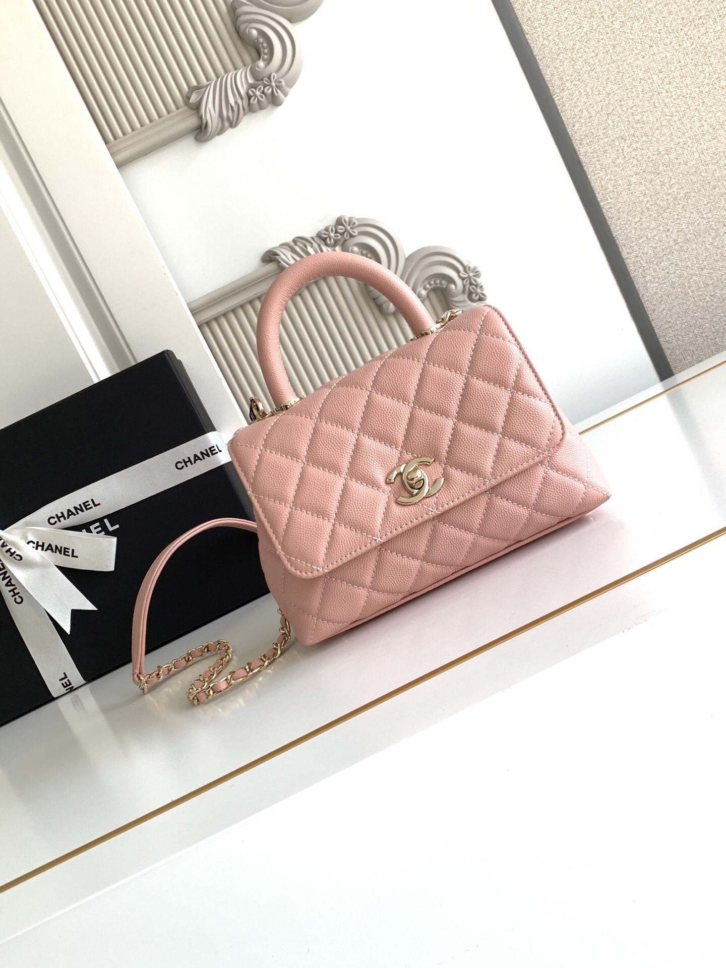 Chanel Coco Handle Mini Handbag AS2215 - Image 2