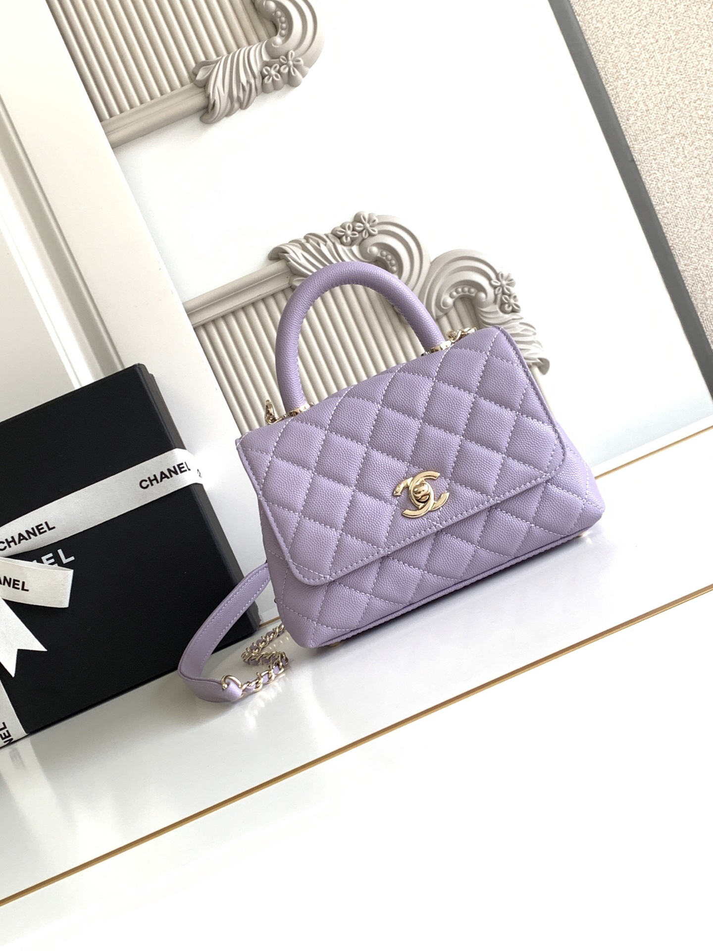 Chanel Coco Handle Mini Handbag AS2215 - Image 2