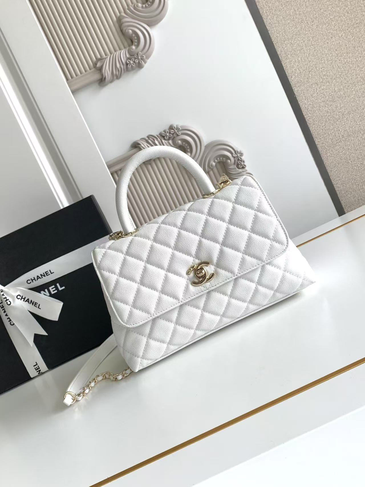 Chanel Coco Handle Top Handle Bag - Image 2
