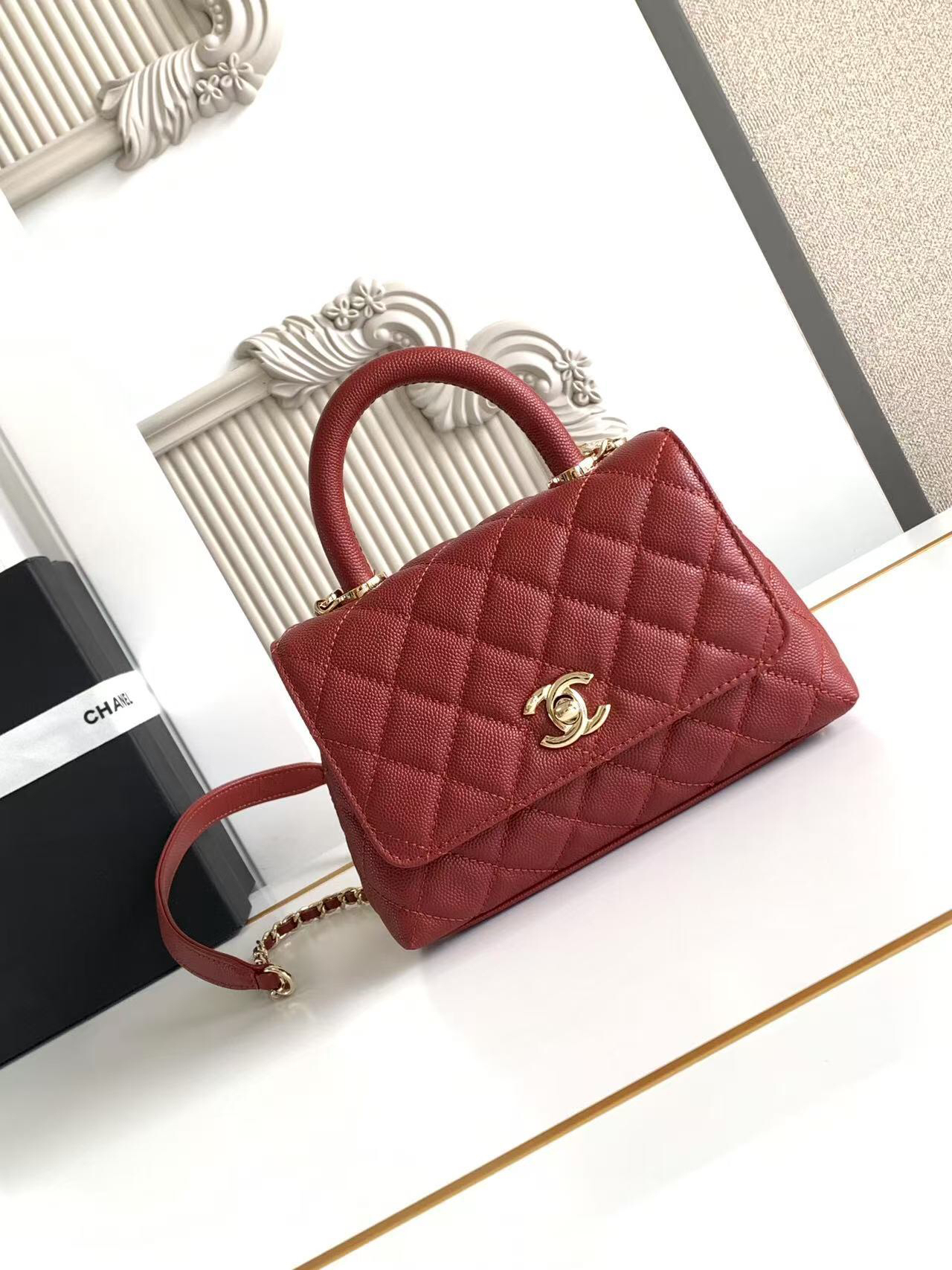Chanel Coco Handle Mini Top-Handle Bag - Image 2