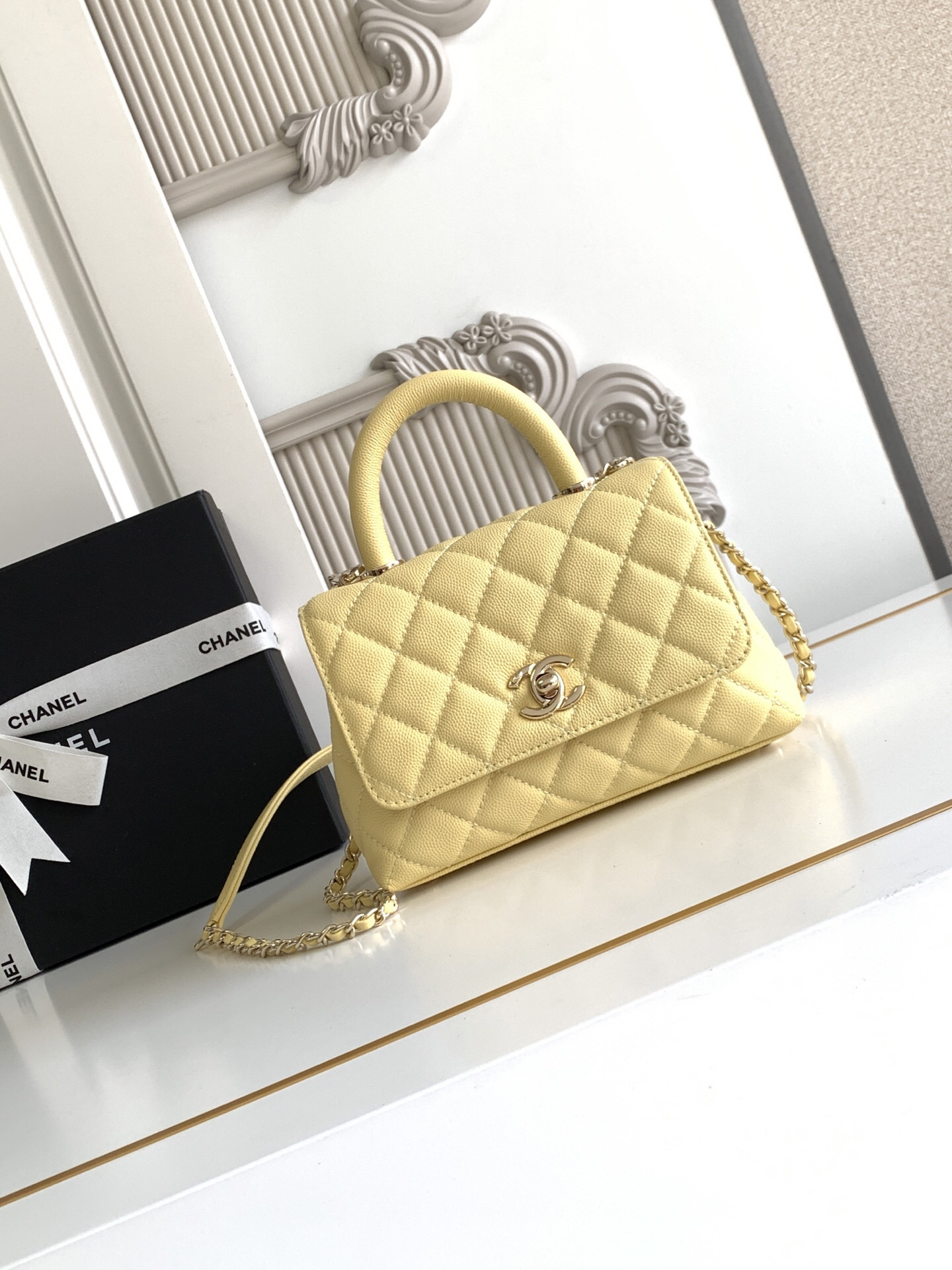 Chanel Coco Handle Mini Top-Handle Bag AS2215 - Image 2