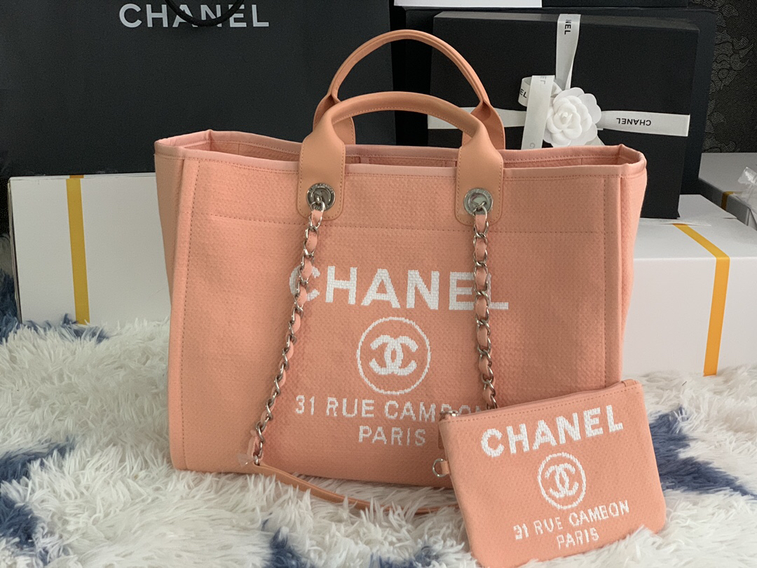 Chanel 2022 Denim Canvas Tote Bag - Image 2