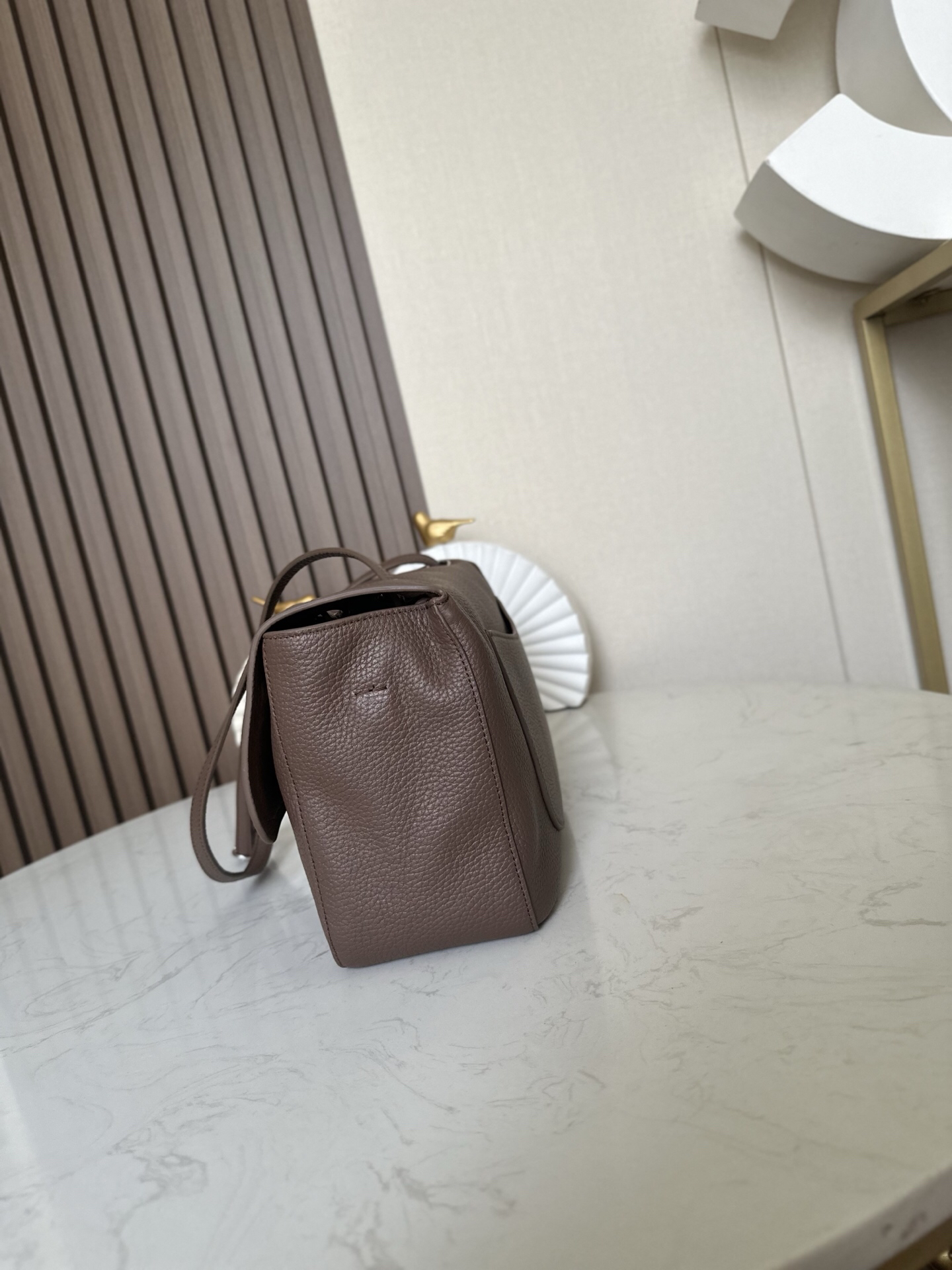 Chanel Maxi Flap Bag in Elephant Gray with Silver Hardware - Image 2