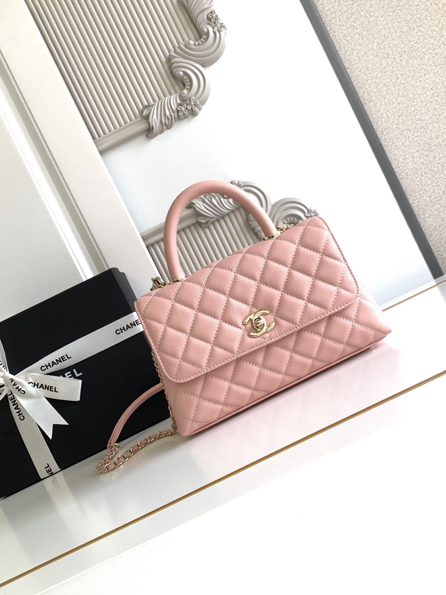 Chanel Coco Handle Classic Flap Top-Handle Handbag - Image 2