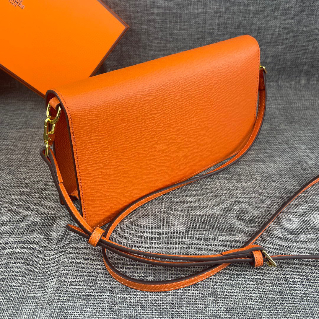Hermes Kelly Palm-Grain Leather Shoulder Crossbody Bag - Image 2