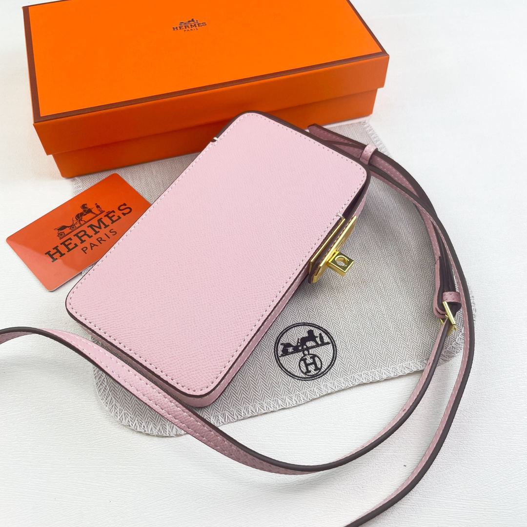 Hermès Hac a Box Tadelakt Calfskin Phone Case - Image 2