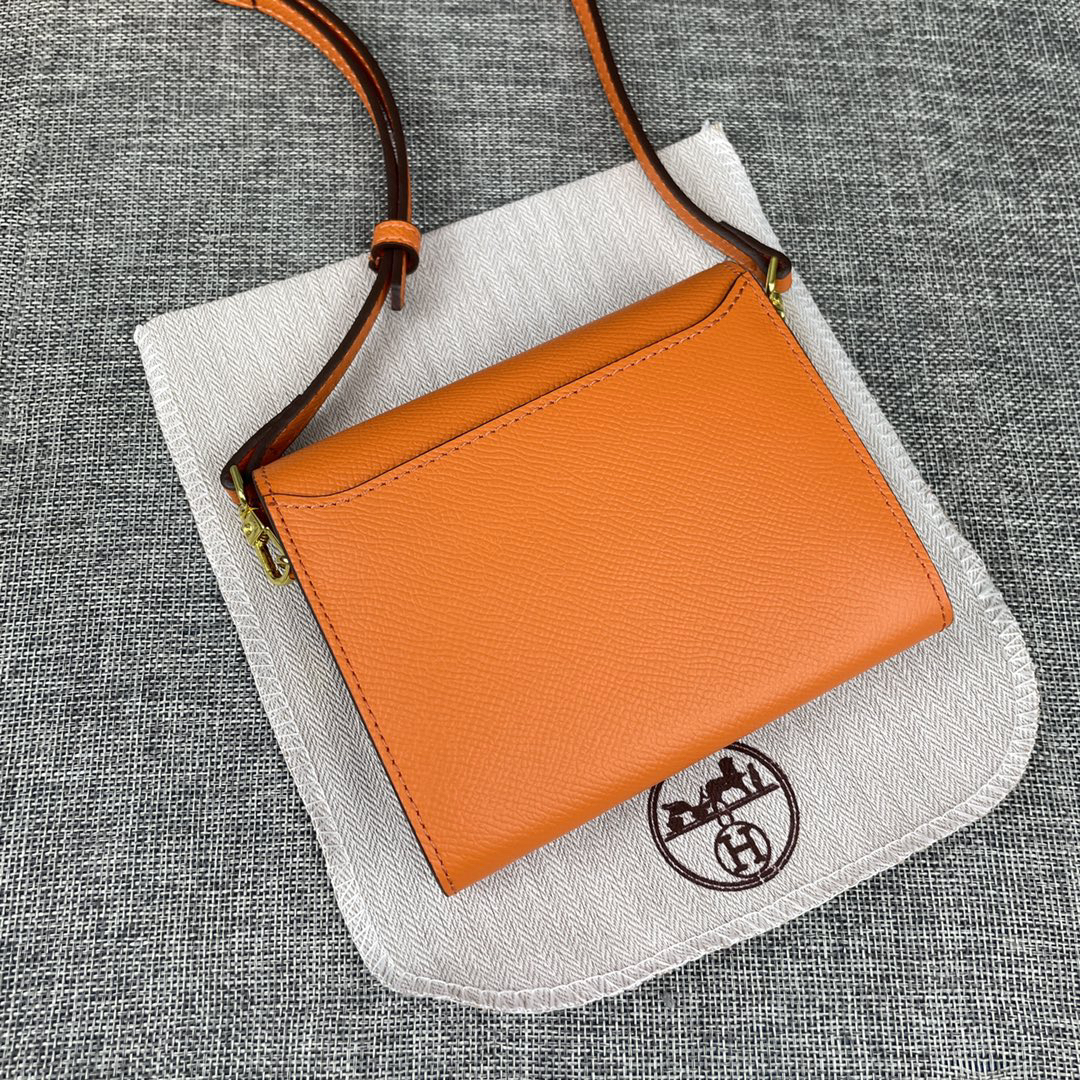 Hermes Constance Palm-Grain Leather Mini Bag - Image 2